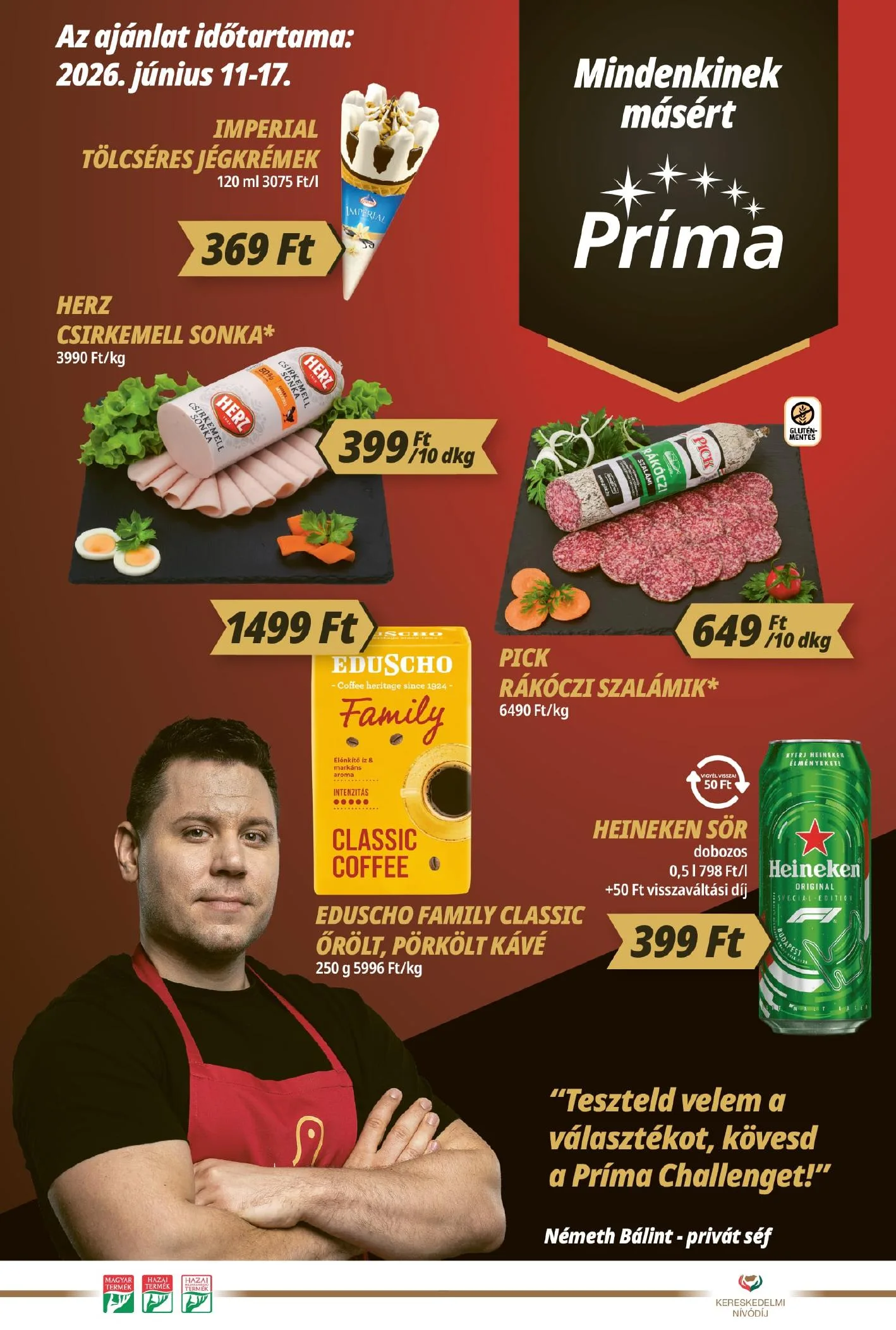CBA akciós újság Prima 06.11–06.17