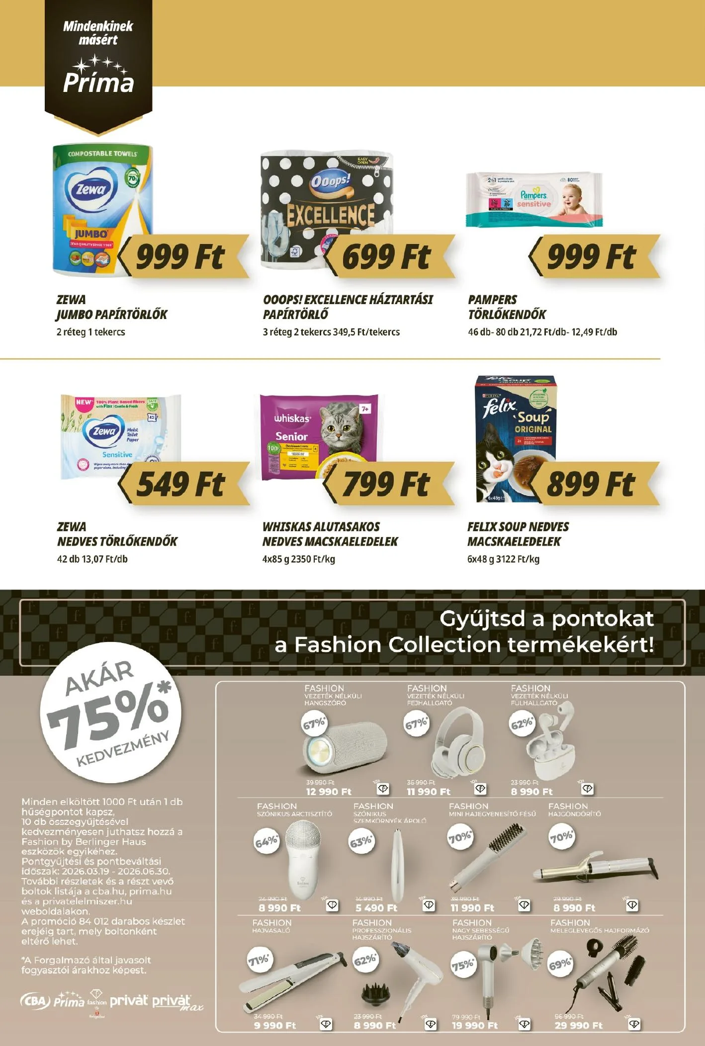 CBA akciós újság Prima 06.11–06.17 – 10. oldal