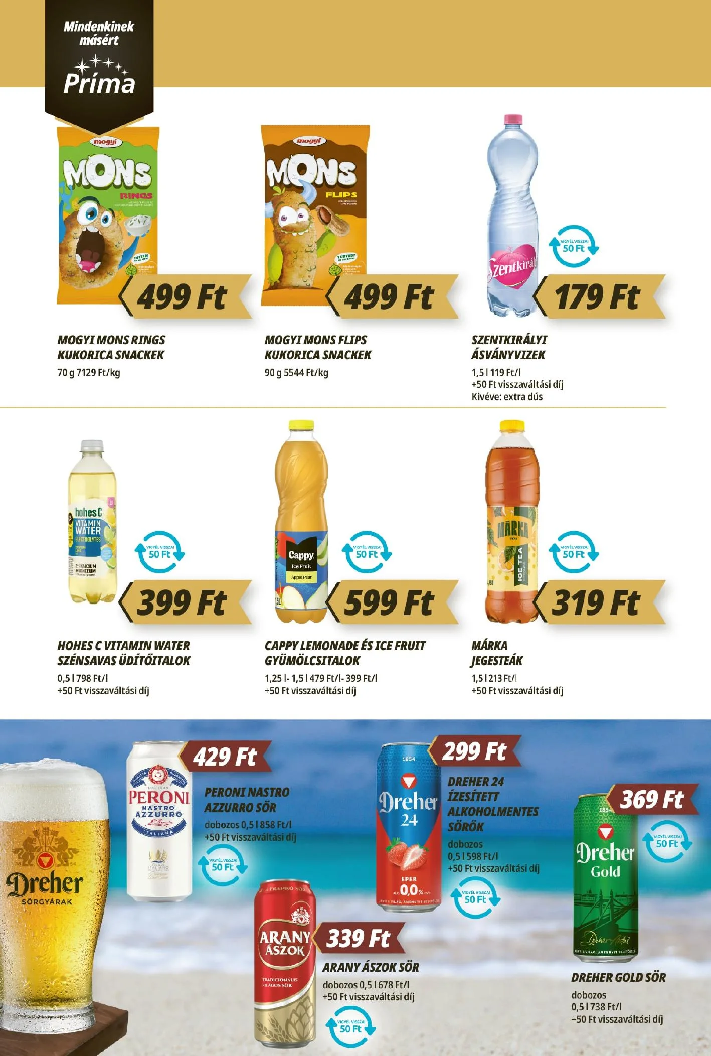 CBA akciós újság Prima 06.11–06.17 – 8. oldal