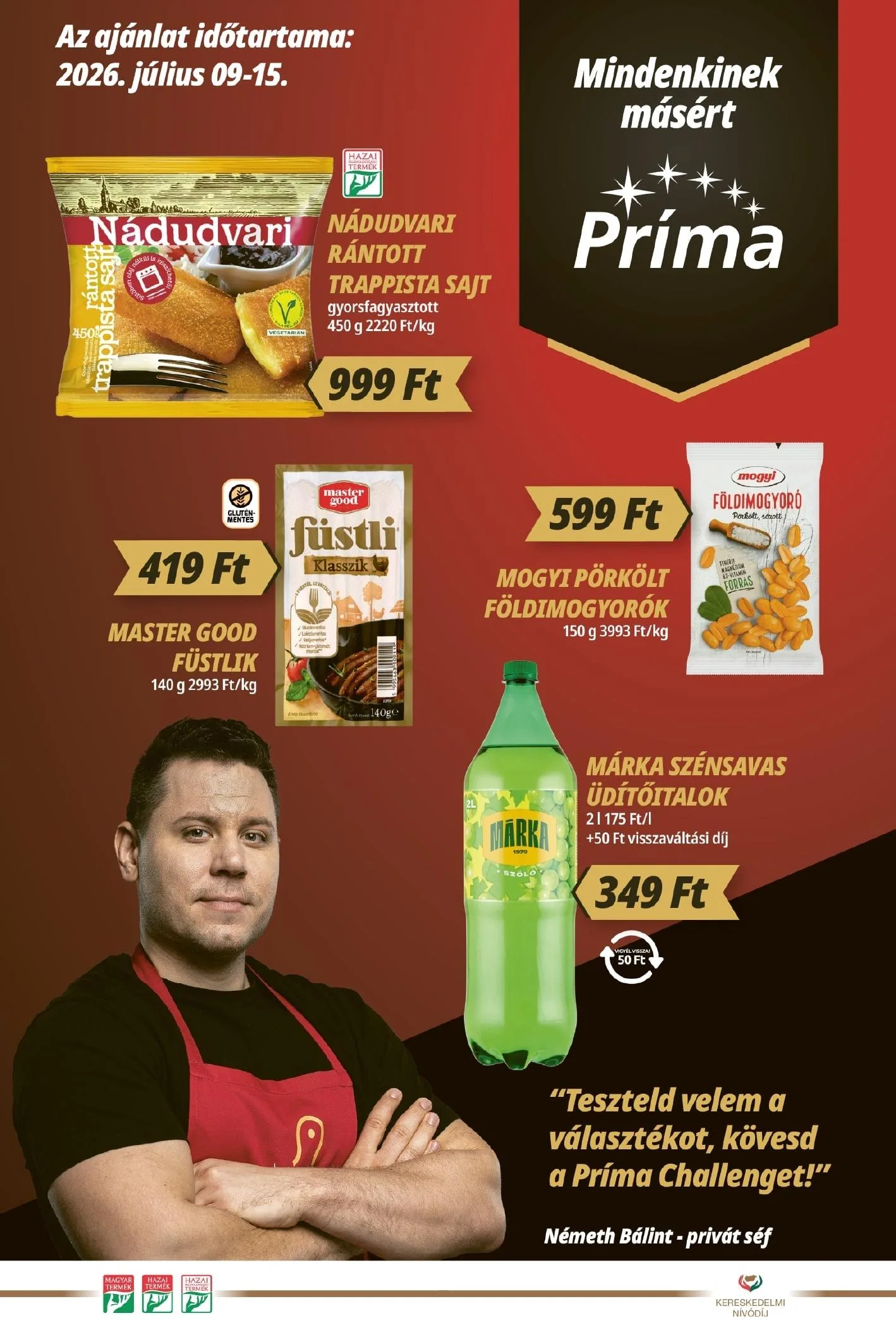 CBA akciós újság Prima 07.09–07.15