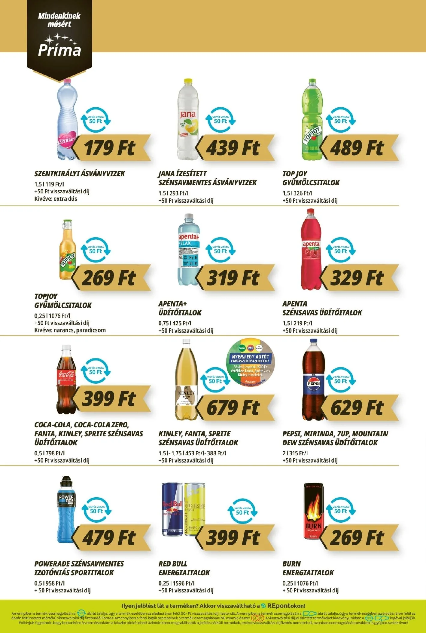 CBA akciós újság Prima 07.09–07.15 – 10. oldal
