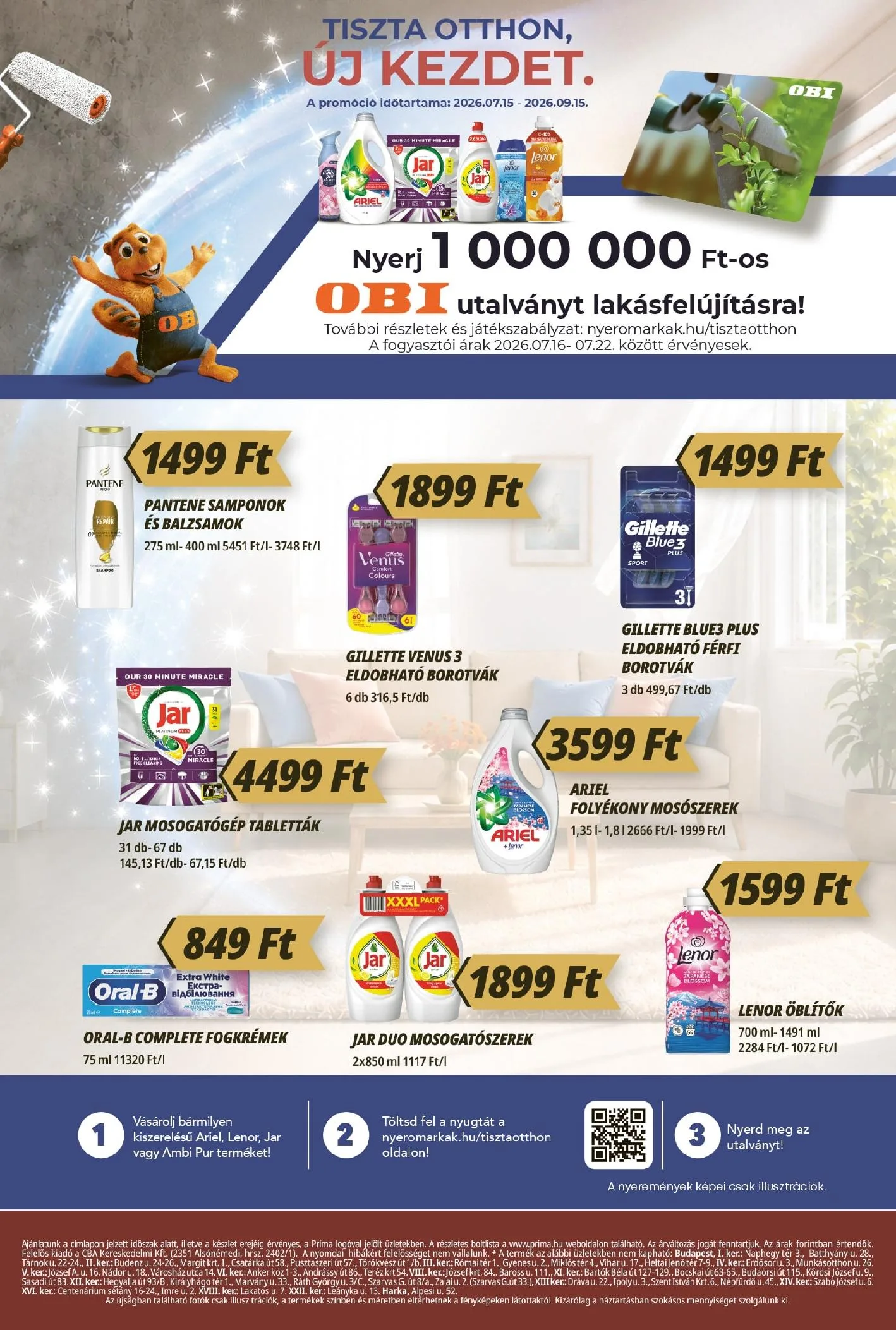 CBA akciós újság Prima 07.16–07.22 – 12. oldal