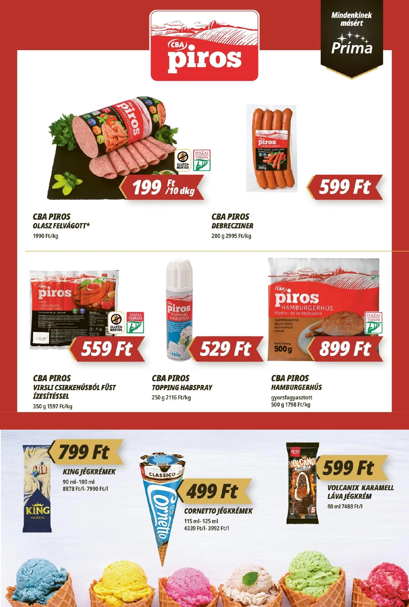 CBA akciós újság Prima 07.16–07.22 – 5. oldal