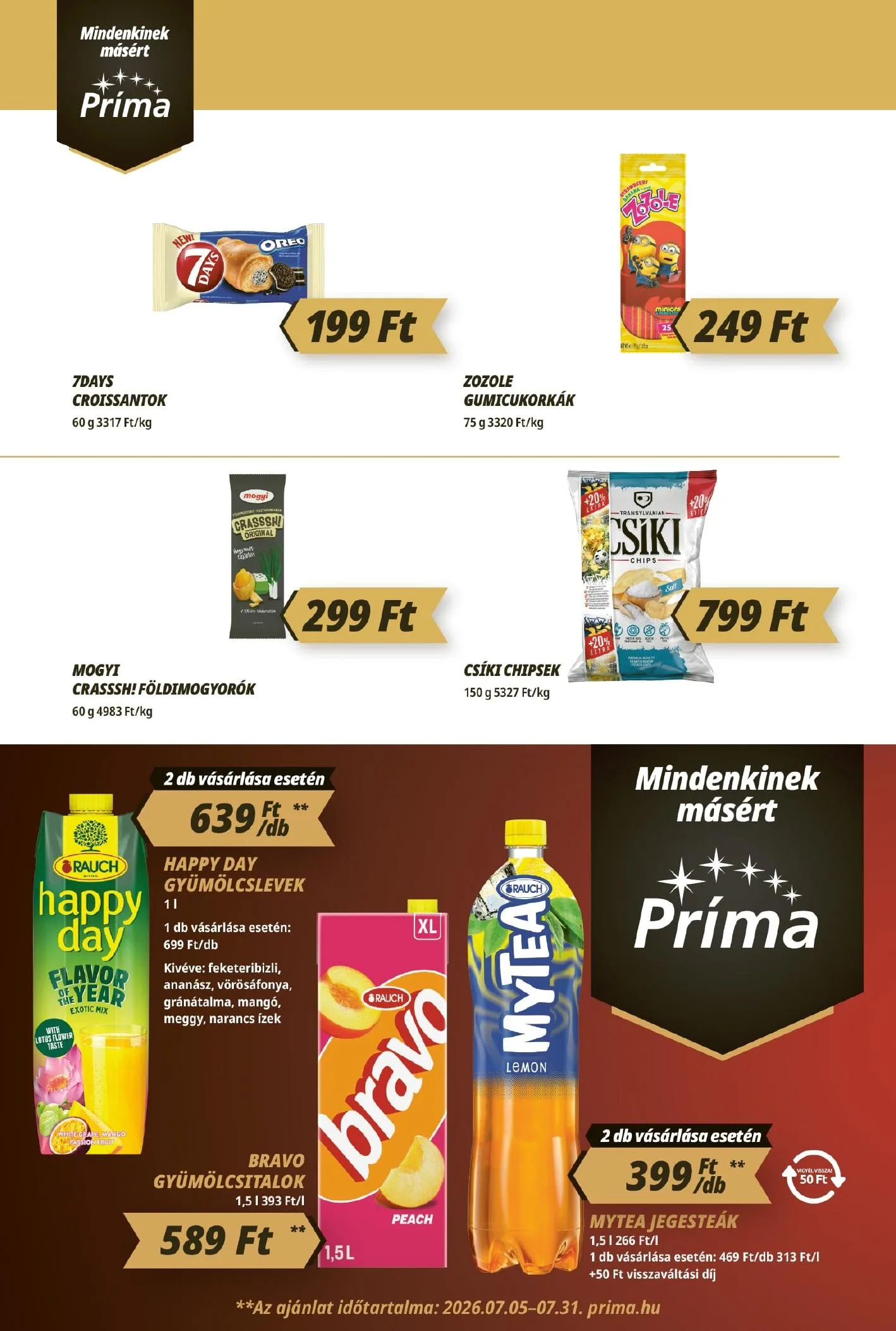 CBA akciós újság Prima 07.16–07.22 – 8. oldal