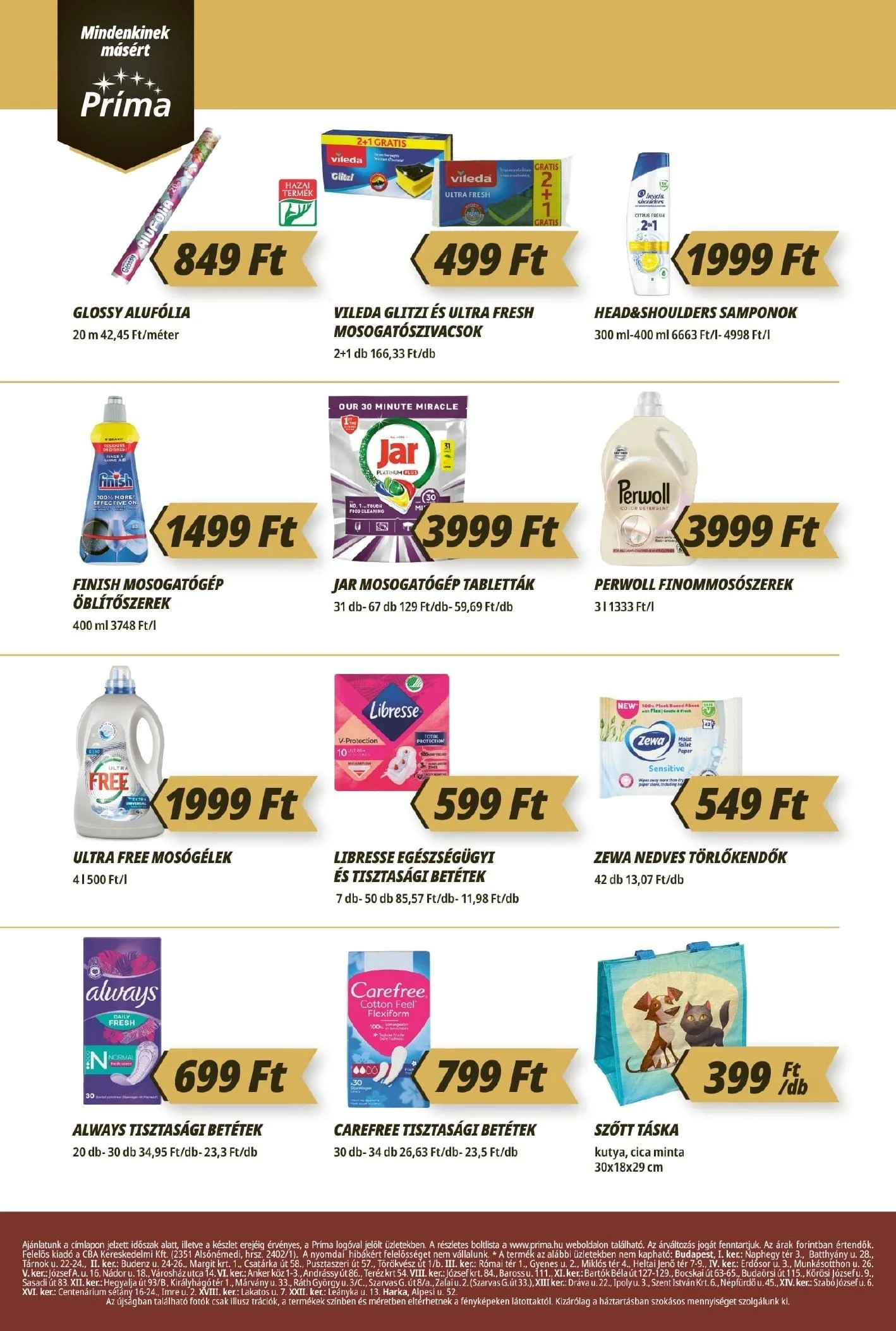 CBA akciós újság Prima 08.13–08.19 – 12. oldal