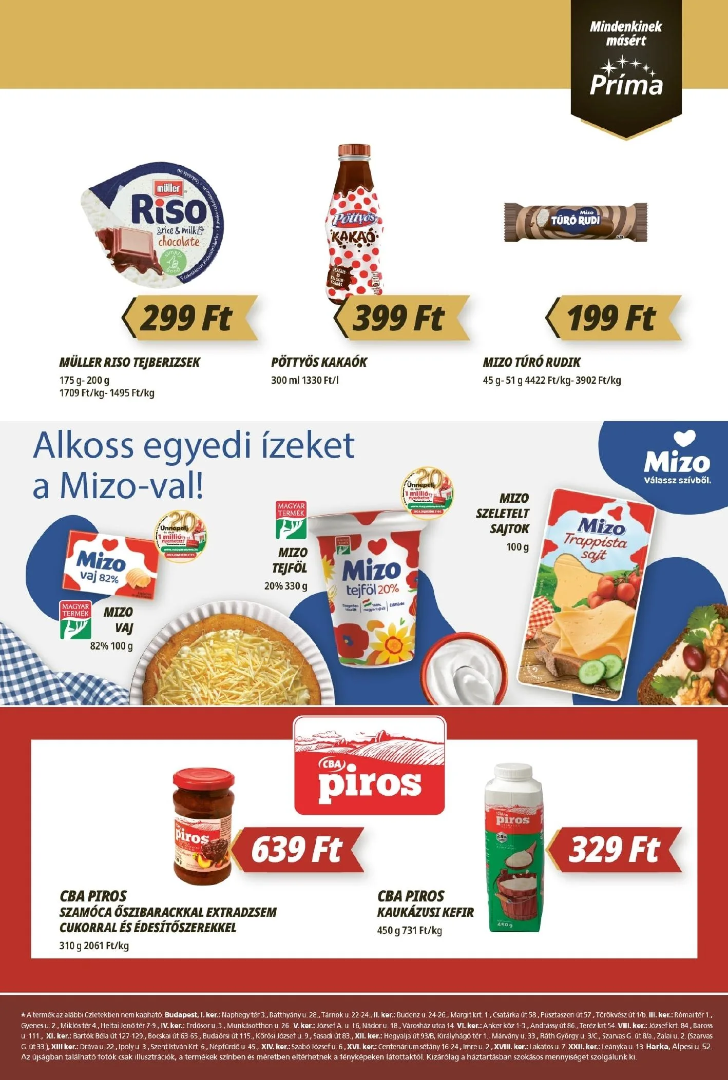 CBA akciós újság Prima 08.13–08.19 – 3. oldal