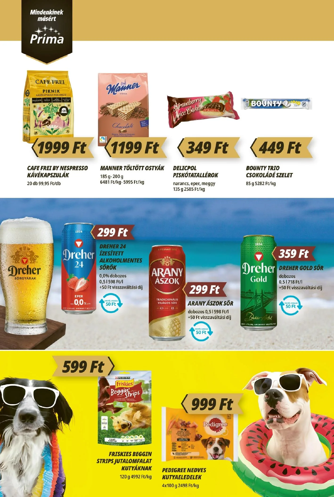 CBA akciós újság Prima 08.21–08.26 – 10. oldal