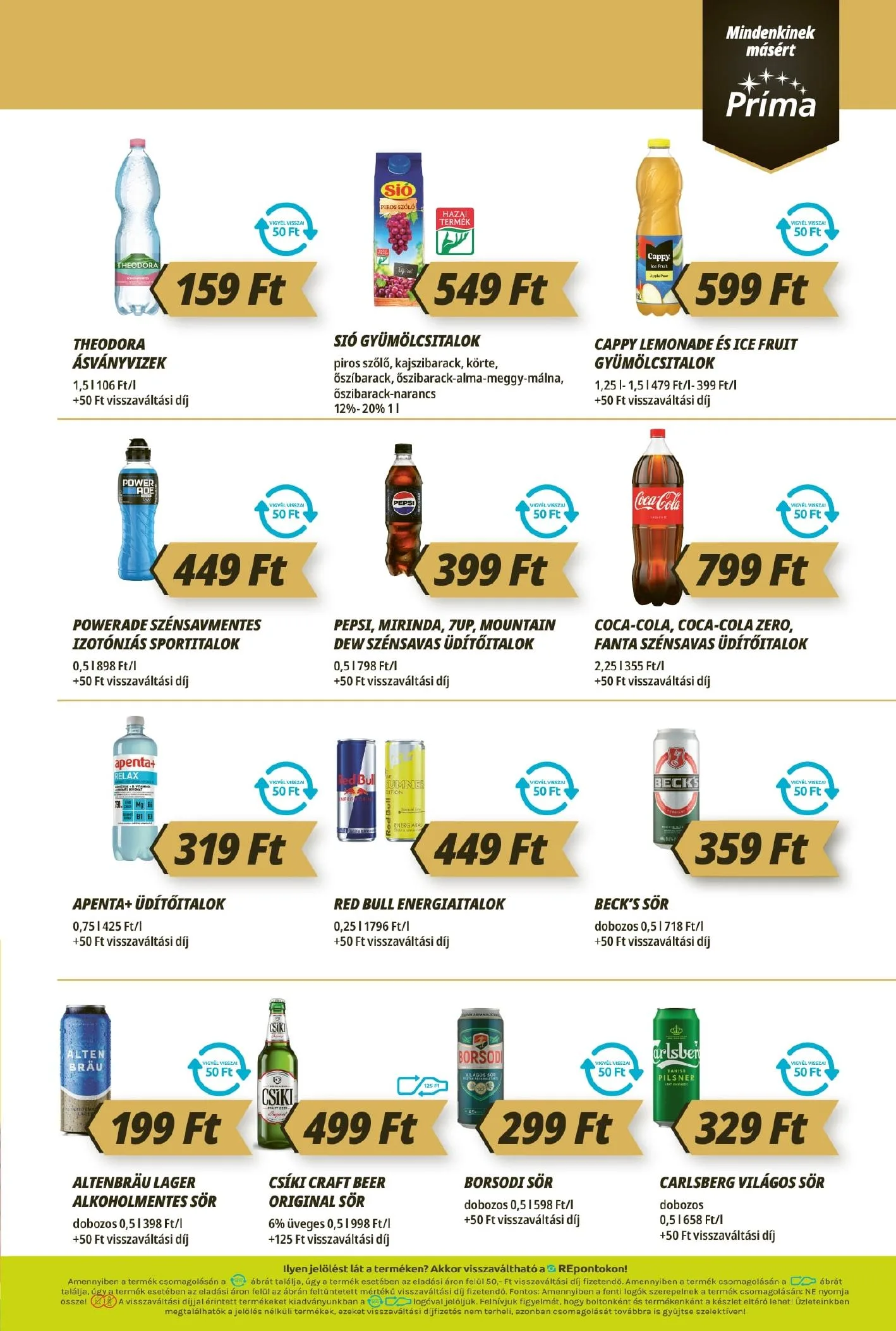 CBA akciós újság Prima 08.21–08.26 – 11. oldal