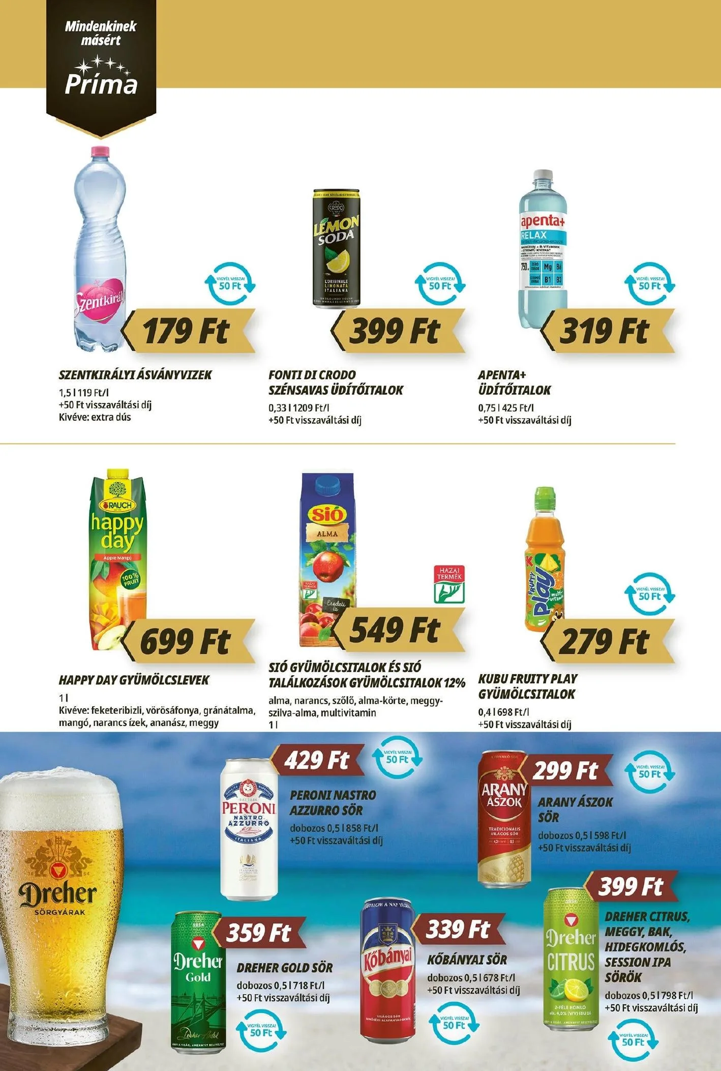 CBA akciós újság Prima 09.10–09.16 – 10. oldal
