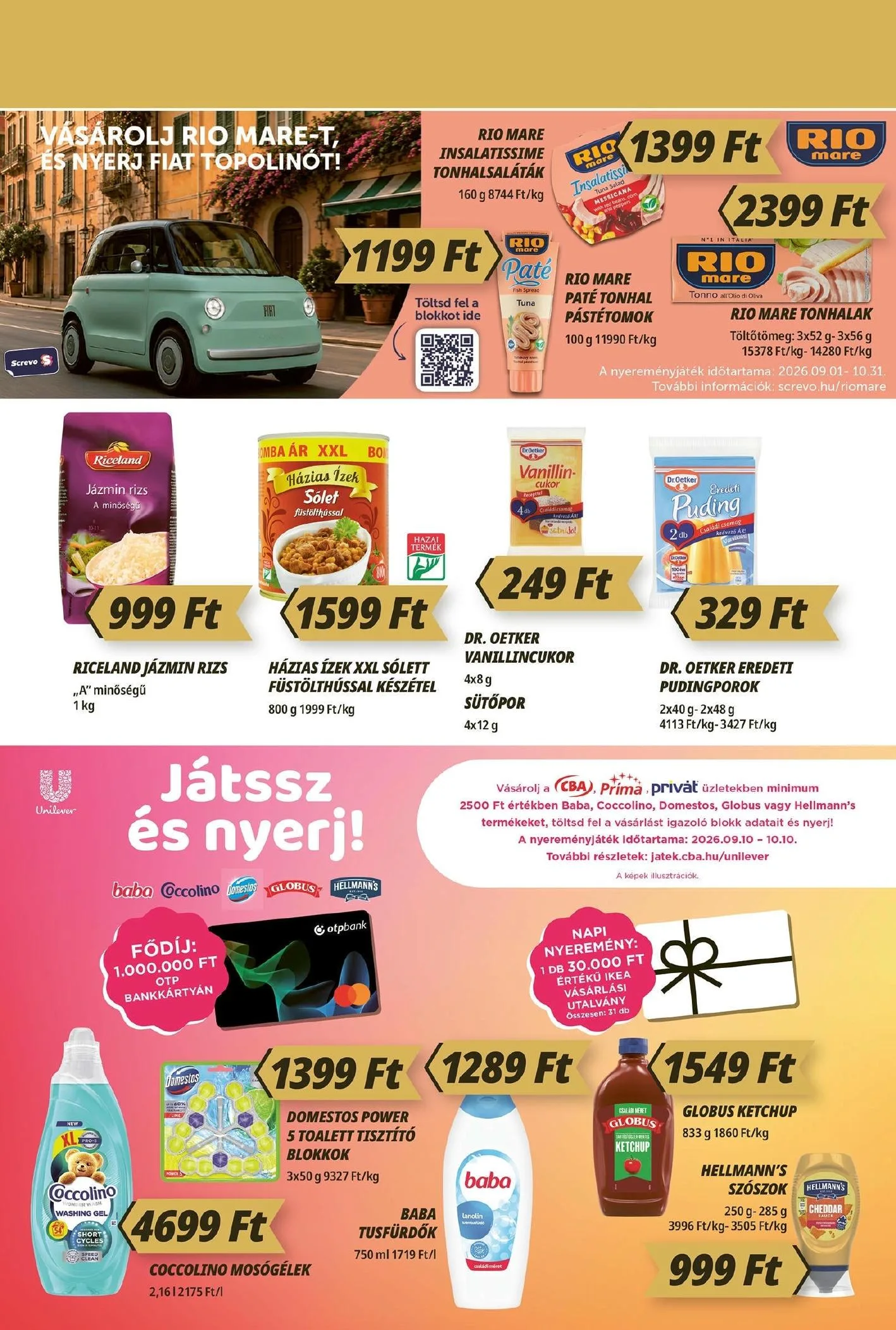 CBA akciós újság Prima 09.10–09.16 – 5. oldal