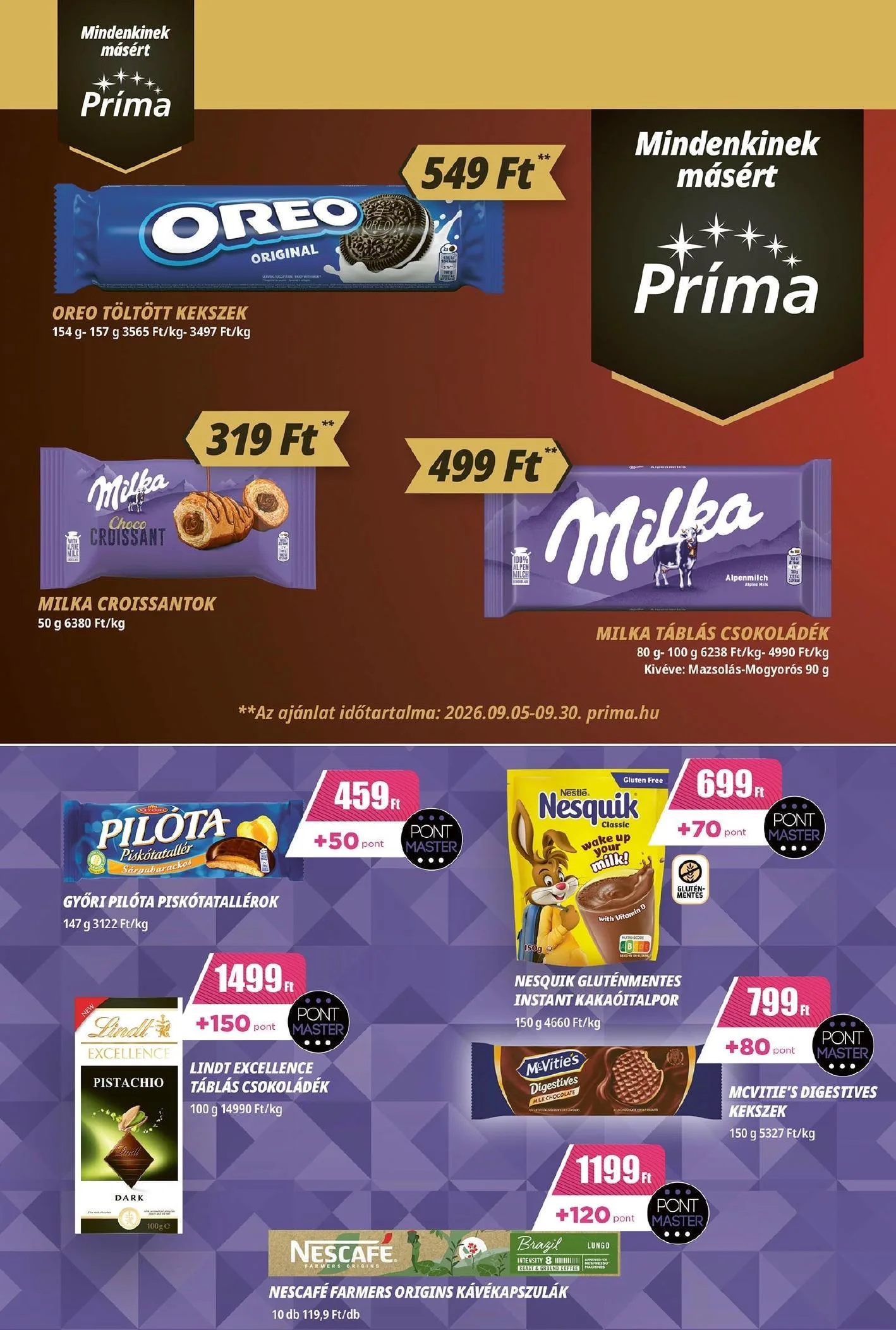 CBA akciós újság Prima 09.10–09.16 – 6. oldal