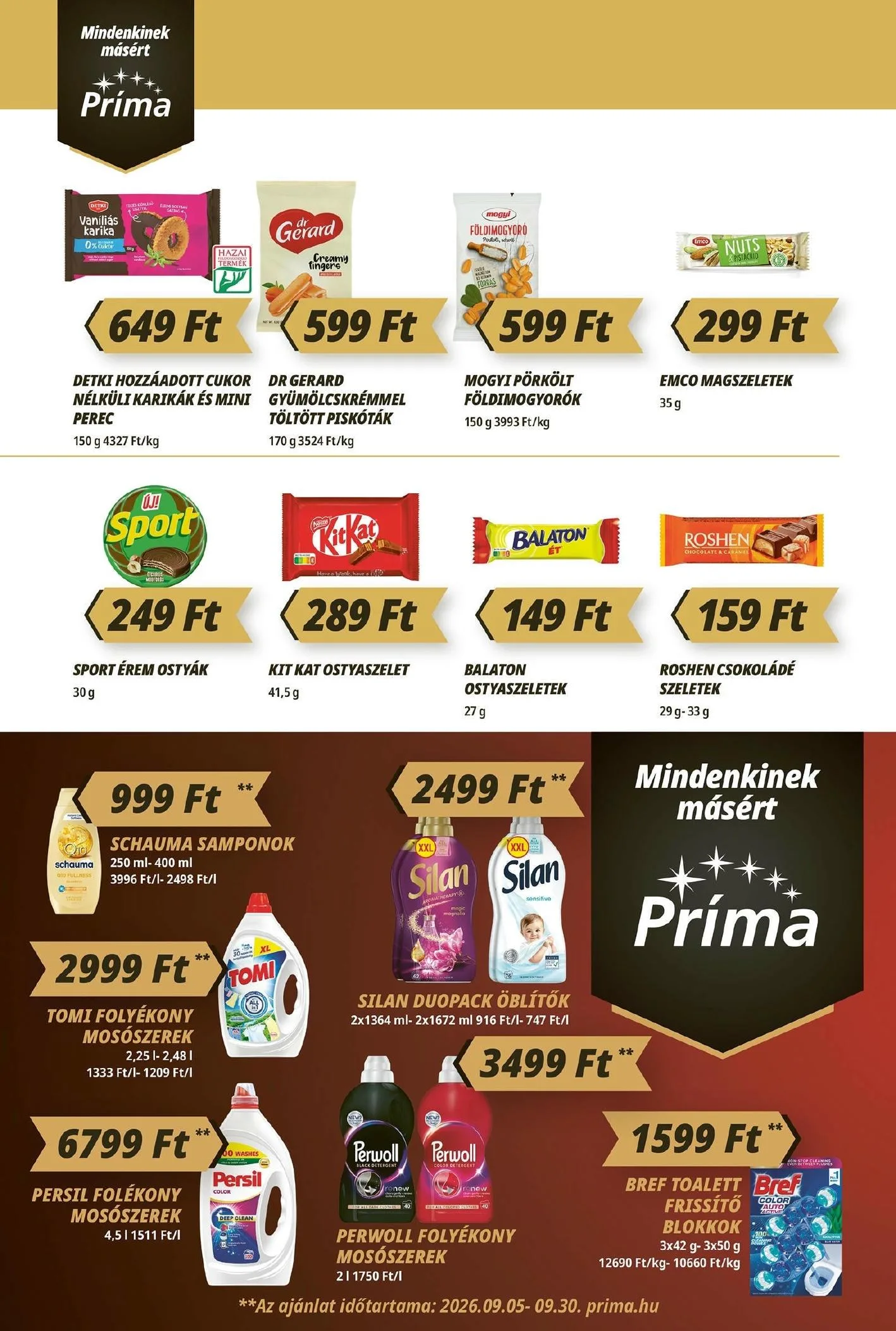 CBA akciós újság Prima 09.10–09.16 – 8. oldal