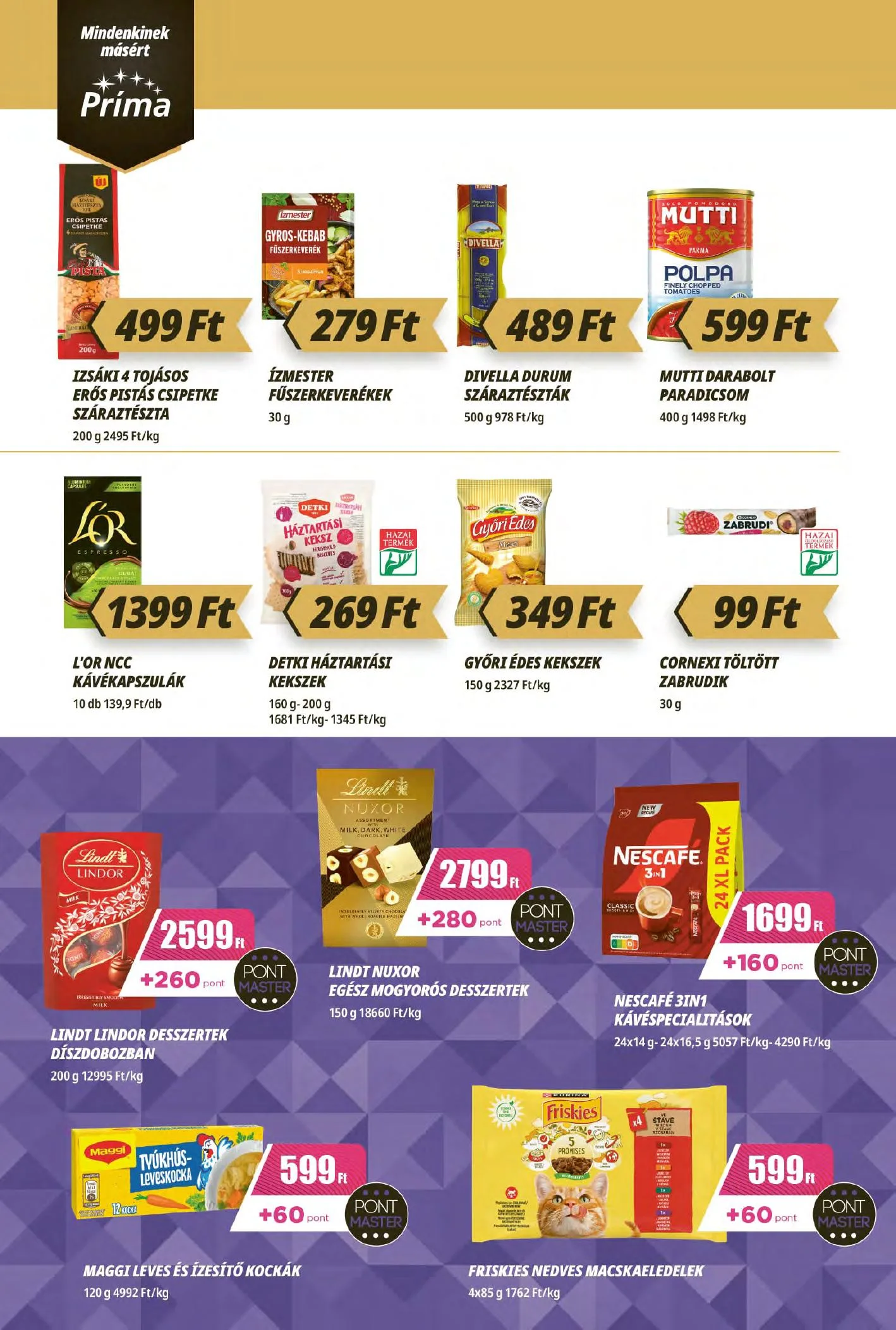 CBA akciós újság Prima 10.08–10.14 – 6. oldal