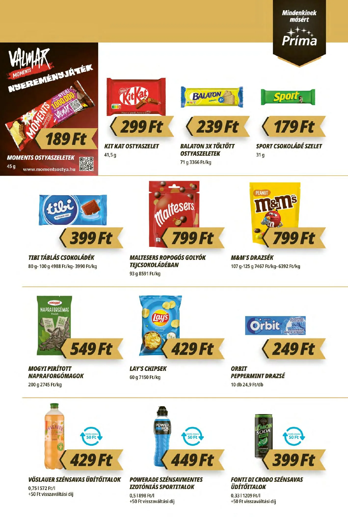CBA akciós újság Prima 10.08–10.14 – 7. oldal