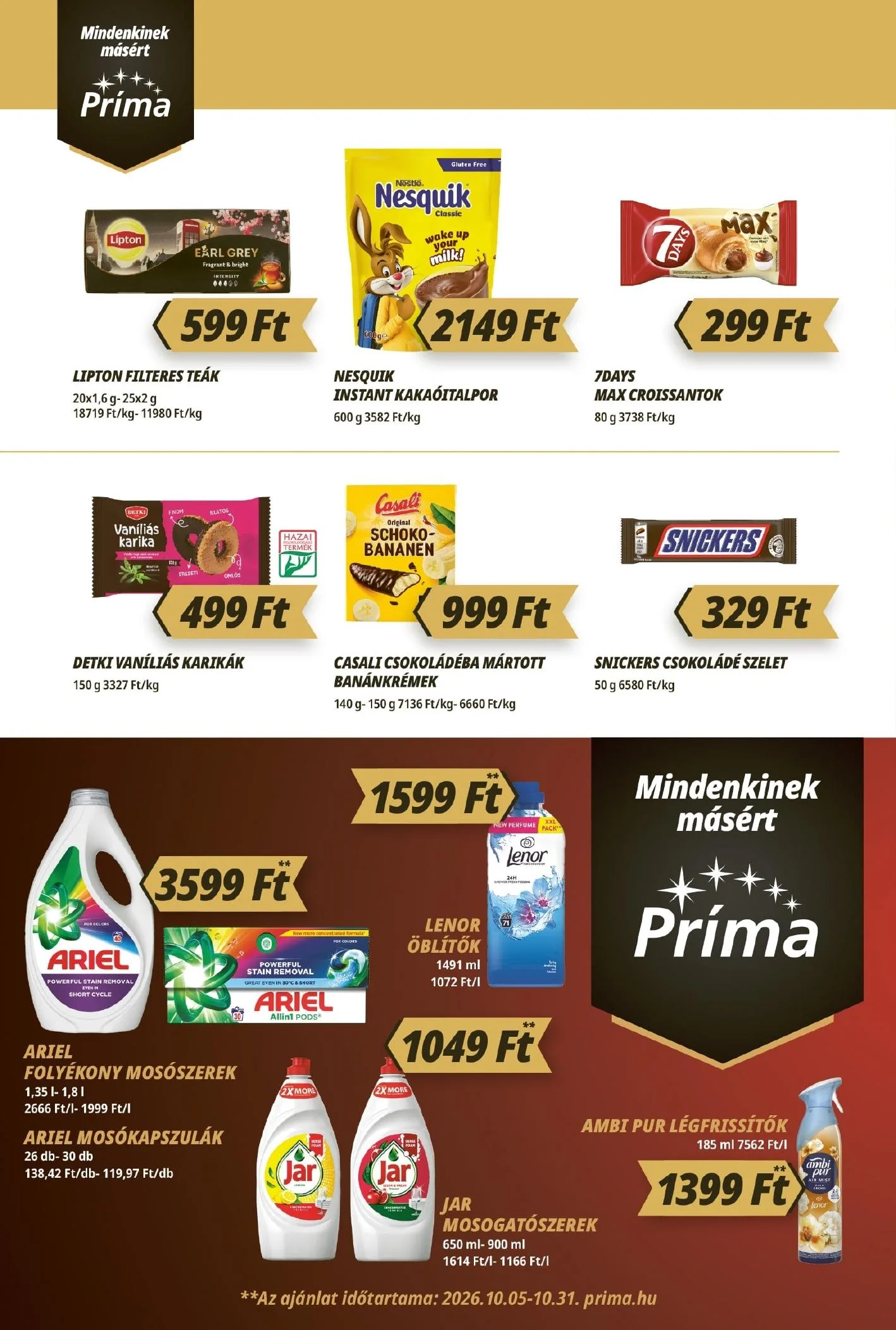 CBA akciós újság Prima 10.15–10.21 – 8. oldal