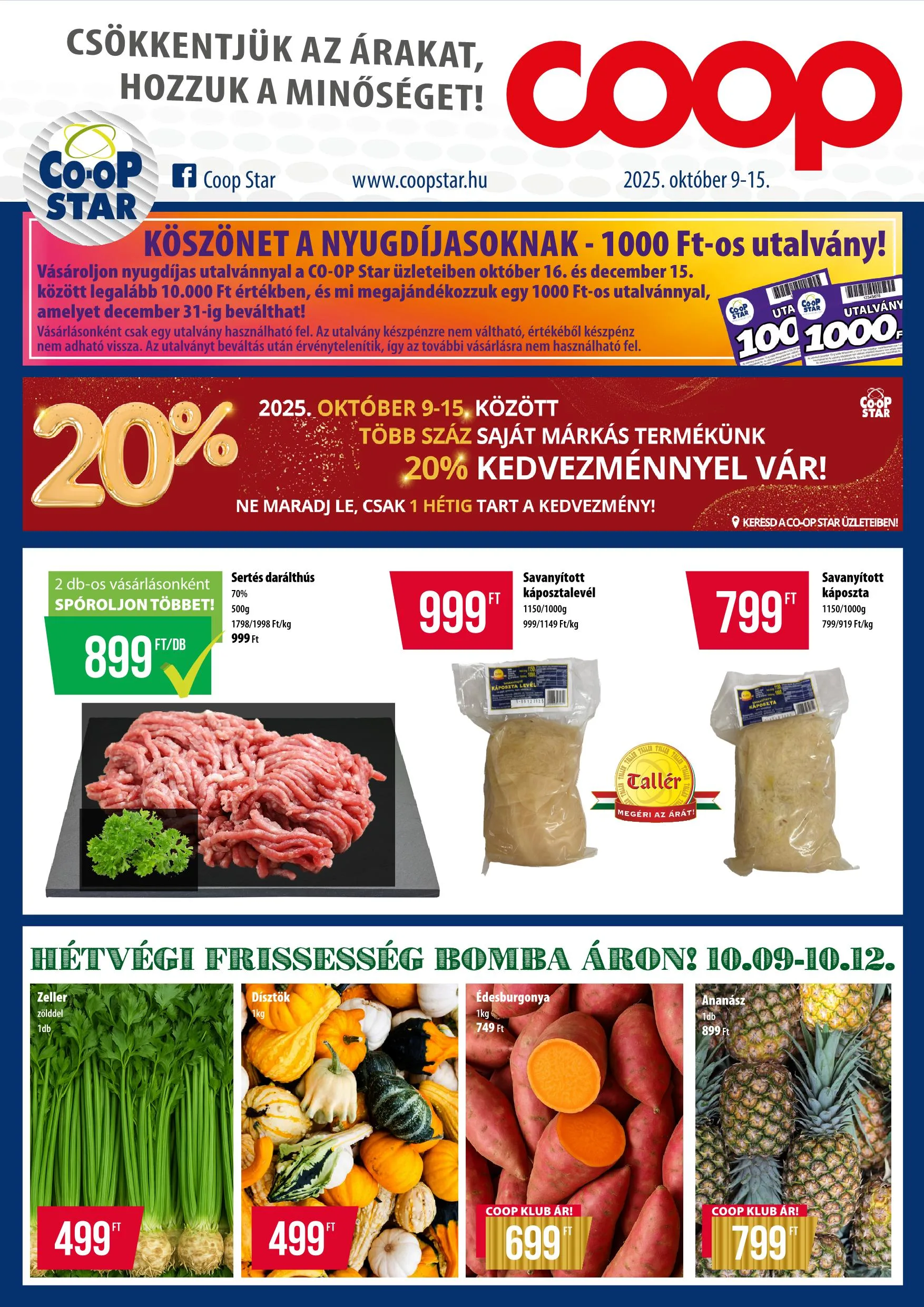 Co akciós újság Op star 10.09–10.15
