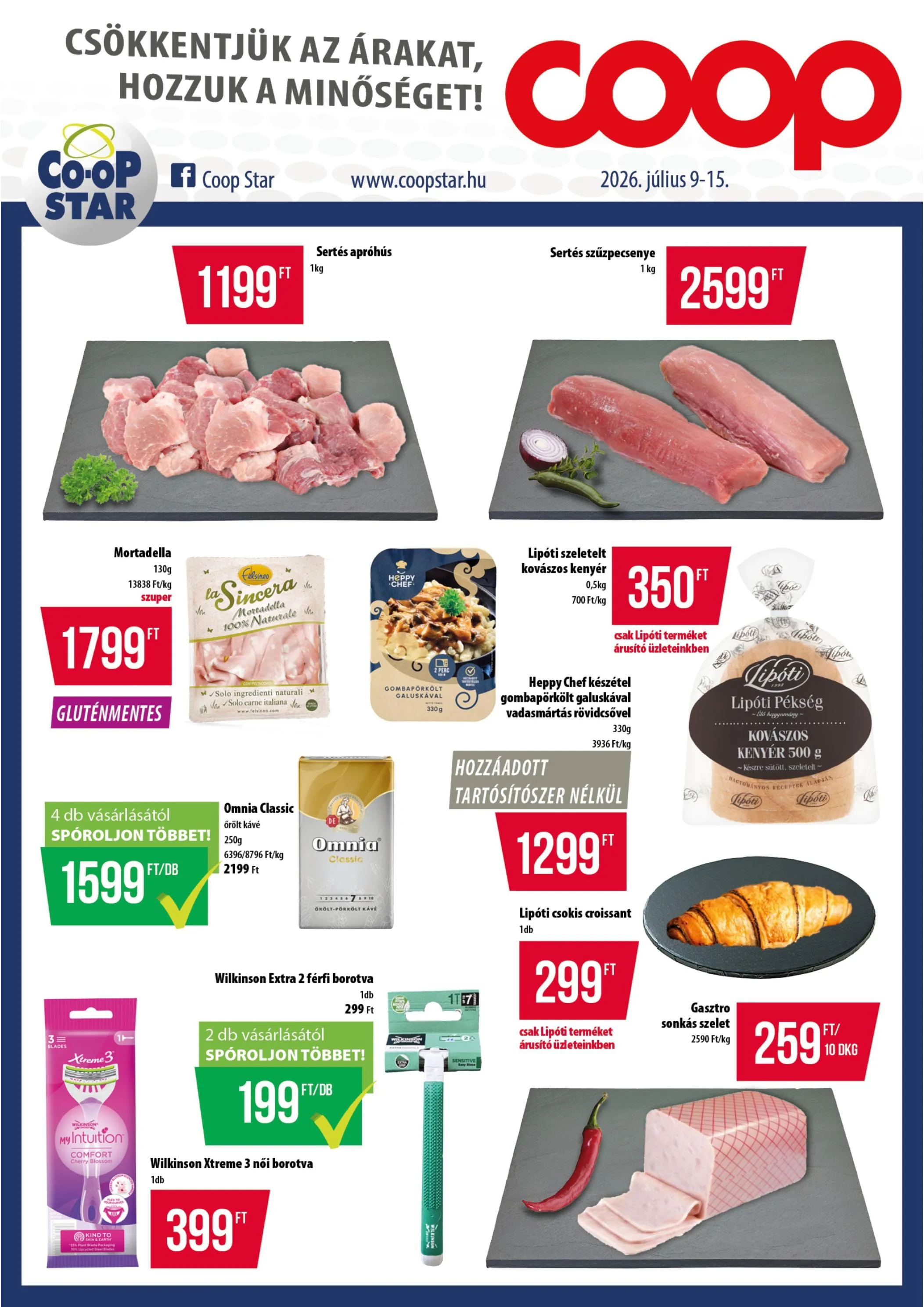Co akciós újság Op Star 07.09–07.15