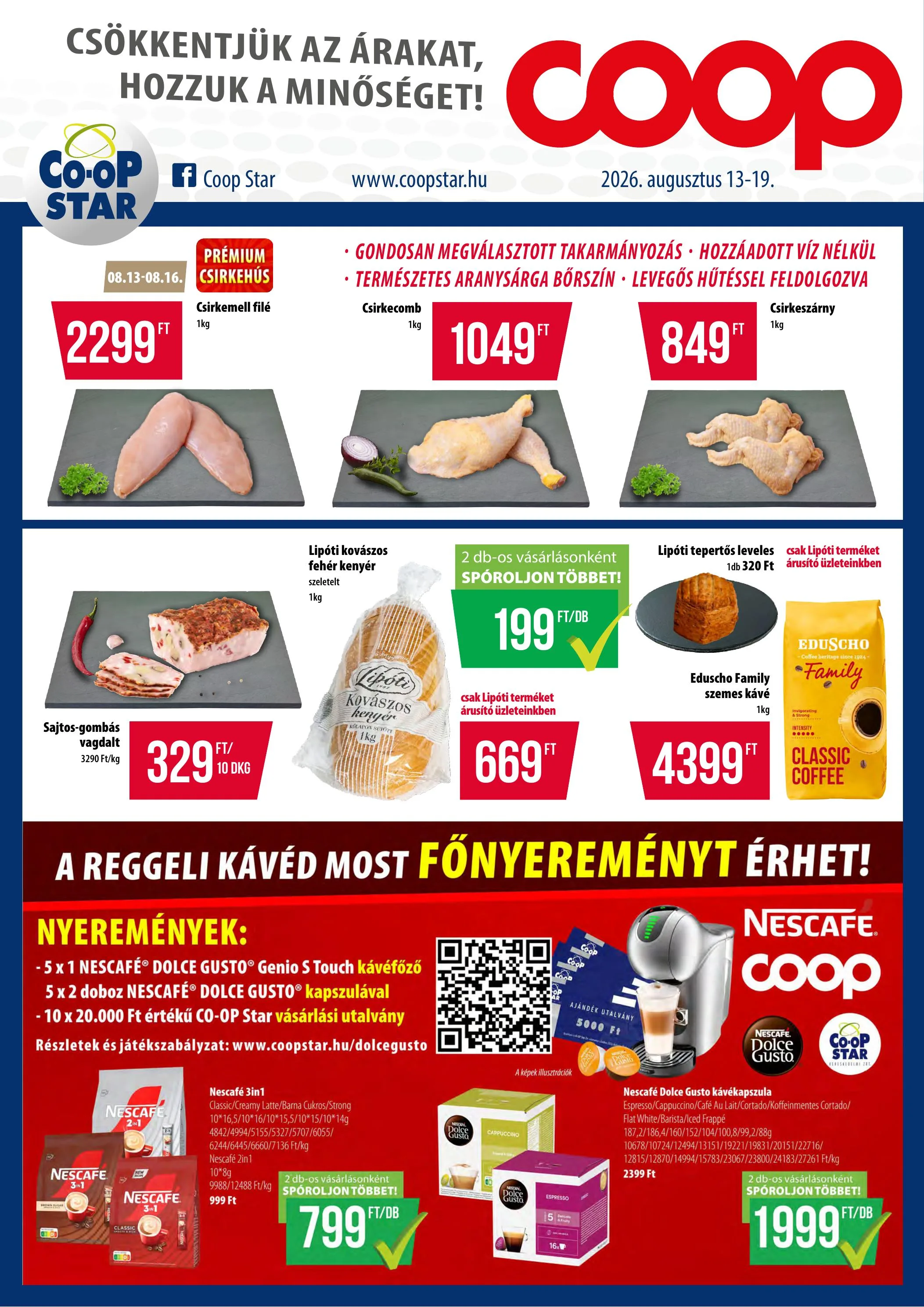 Co akciós újság Op Star 08.13–08.19