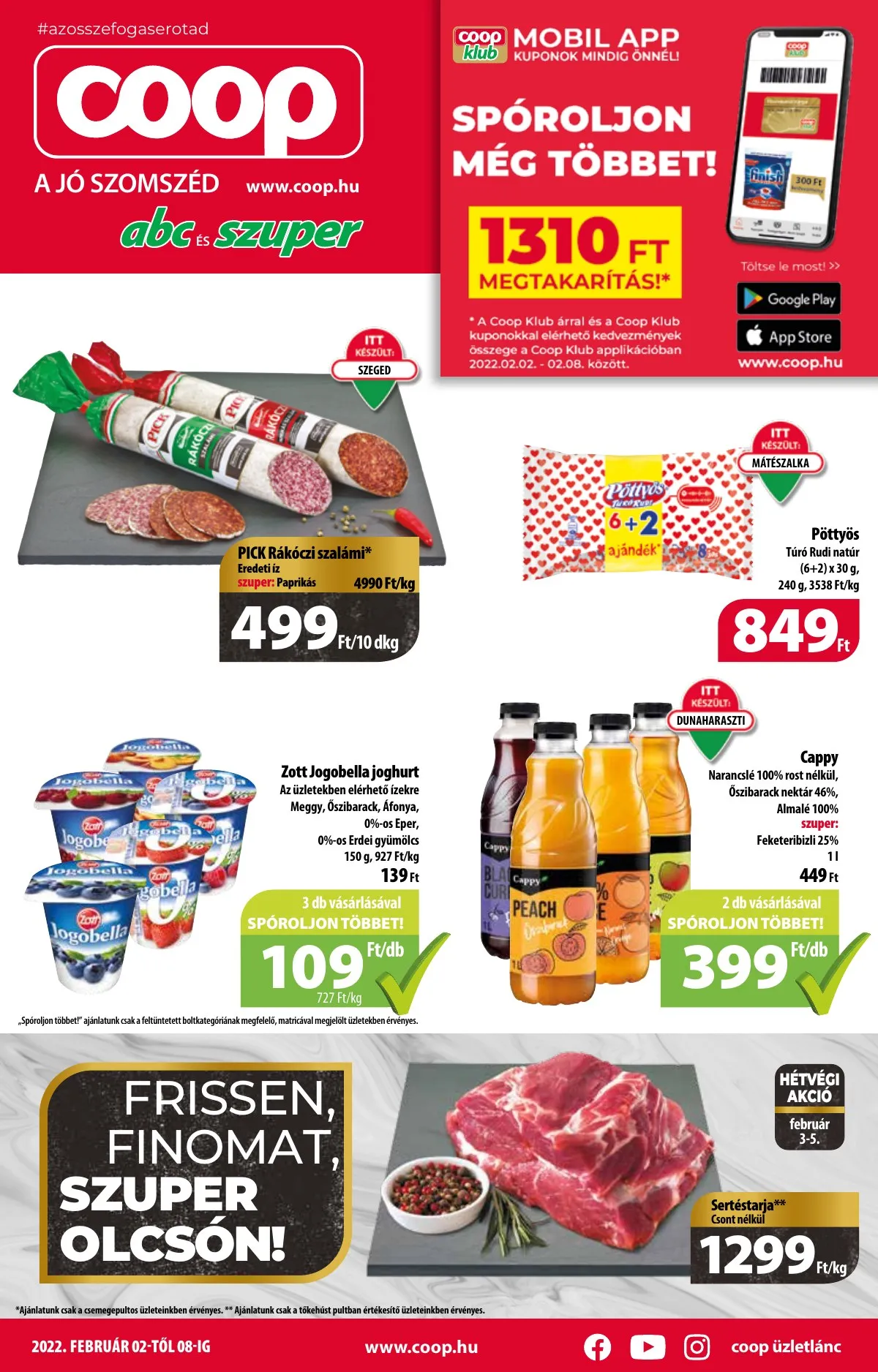 Coop akciós újság 02.02–02.08