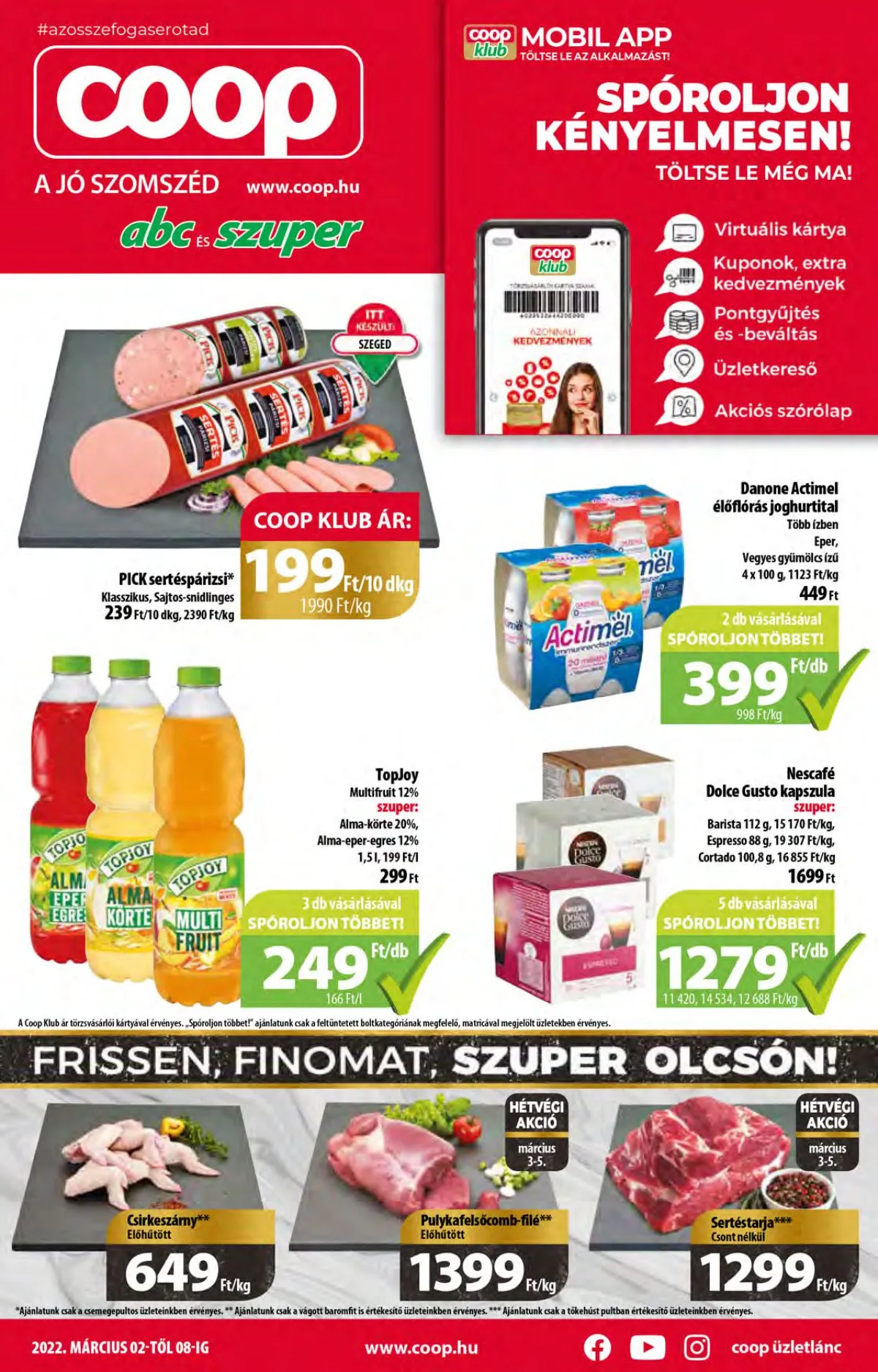 Coop akciós újság 03.02–03.08