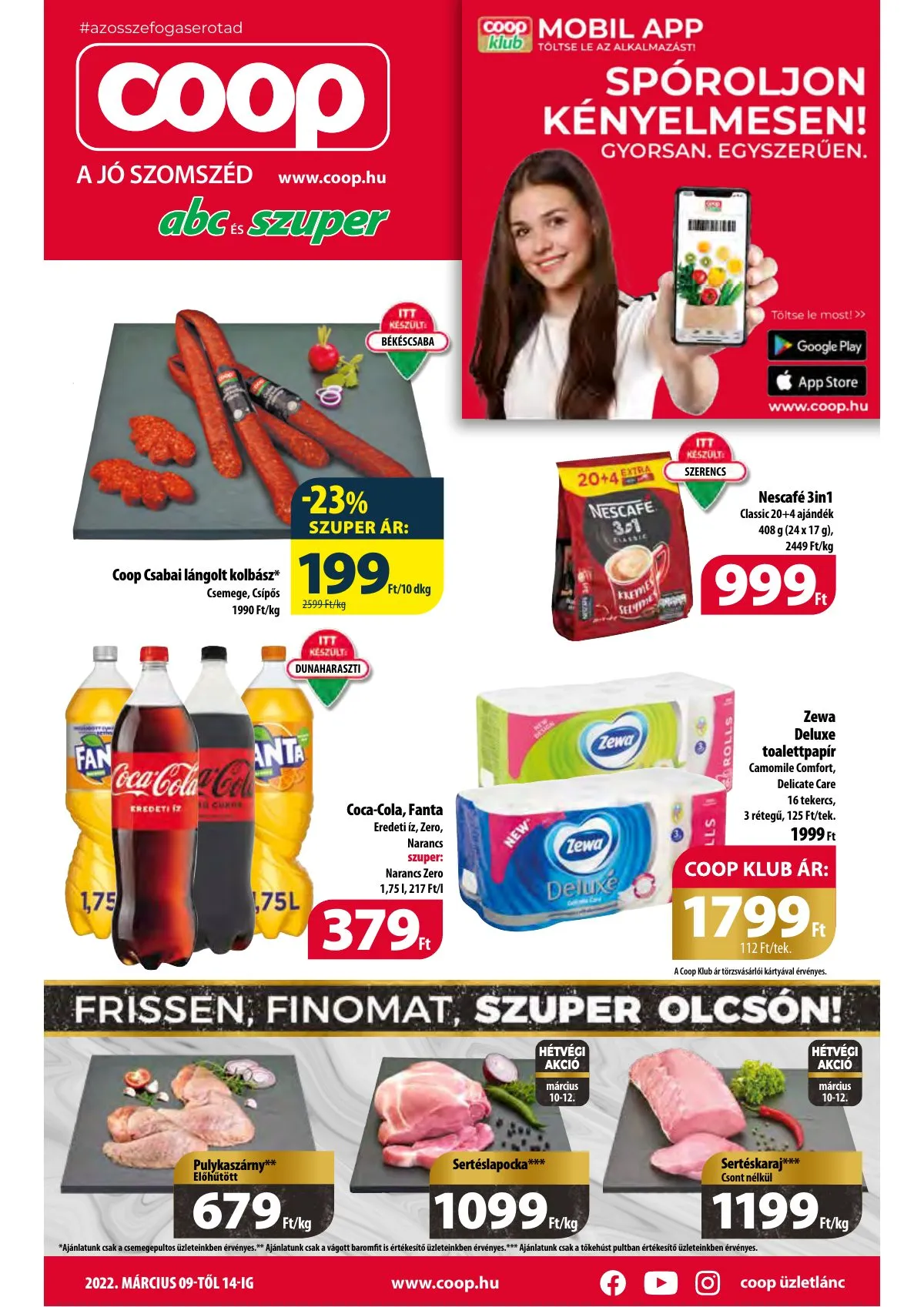 Coop akciós újság 03.09–03.14