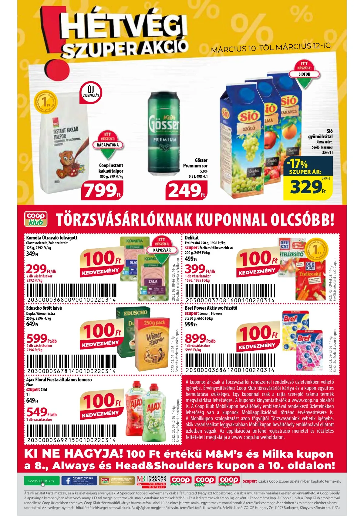 Coop akciós újság 03.09–03.14 – 12. oldal