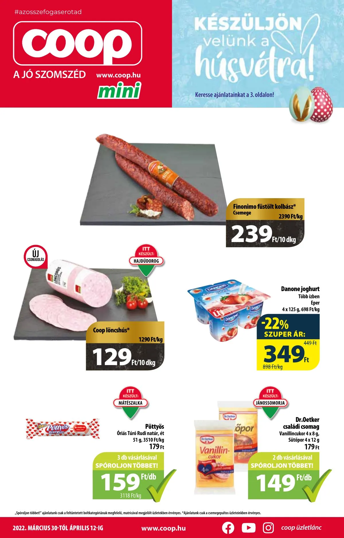 Coop akciós újság 03.30–04.05