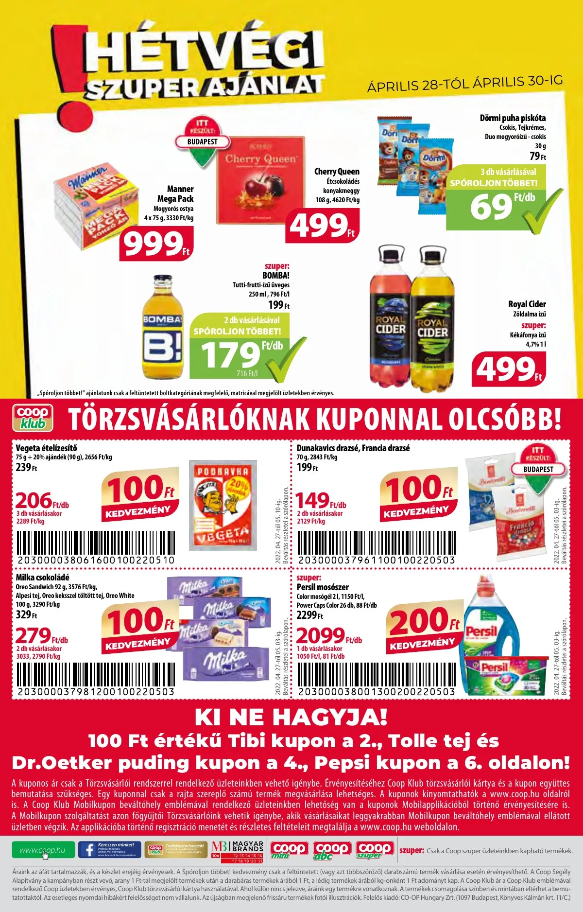 Coop akciós újság 04.27–05.03 – 8. oldal