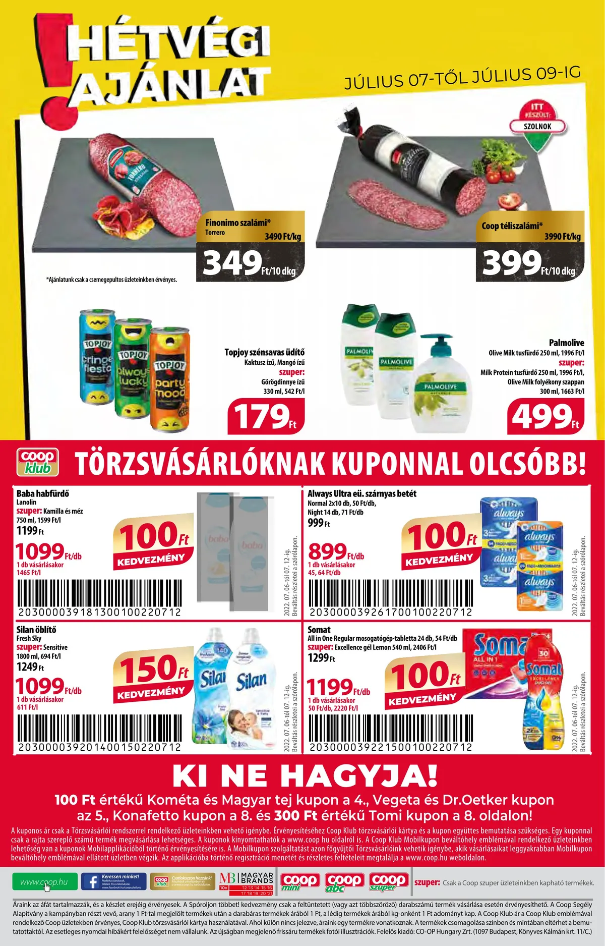 Coop akciós újság 07.06–07.12 – 12. oldal