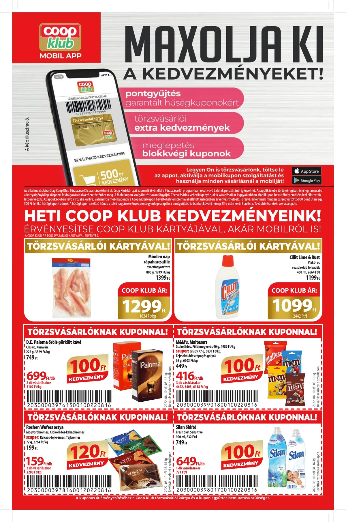 Coop akciós újság 08.10–08.16 – 10. oldal