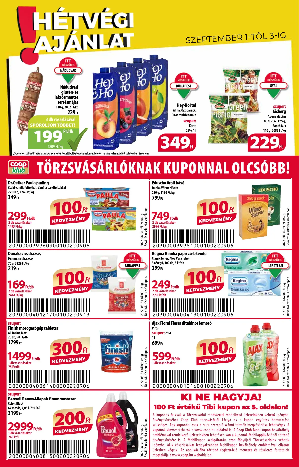 Coop akciós újság 08.31–09.06 – 8. oldal