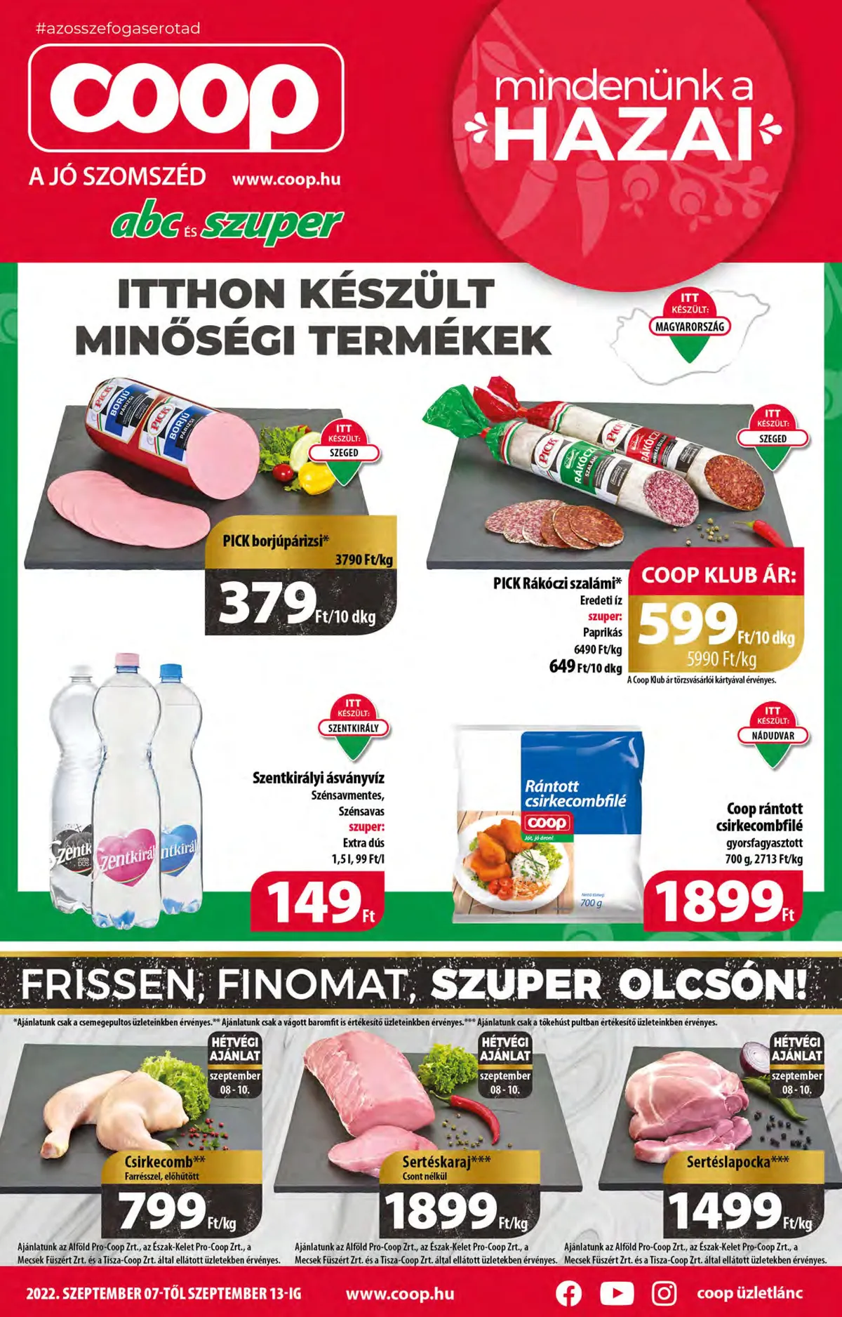 Coop akciós újság 09.07–09.13