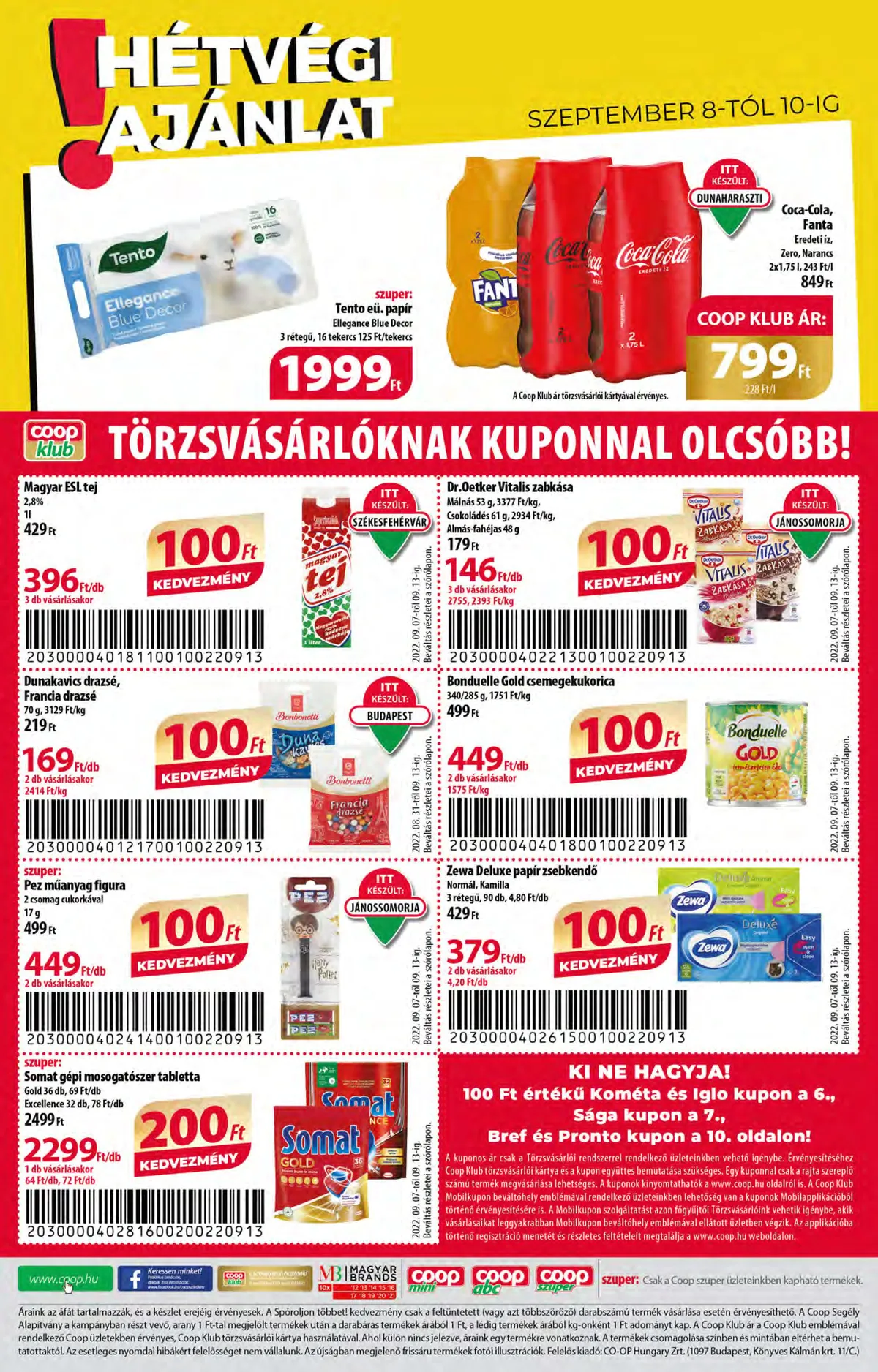 Coop akciós újság 09.07–09.13 – 12. oldal