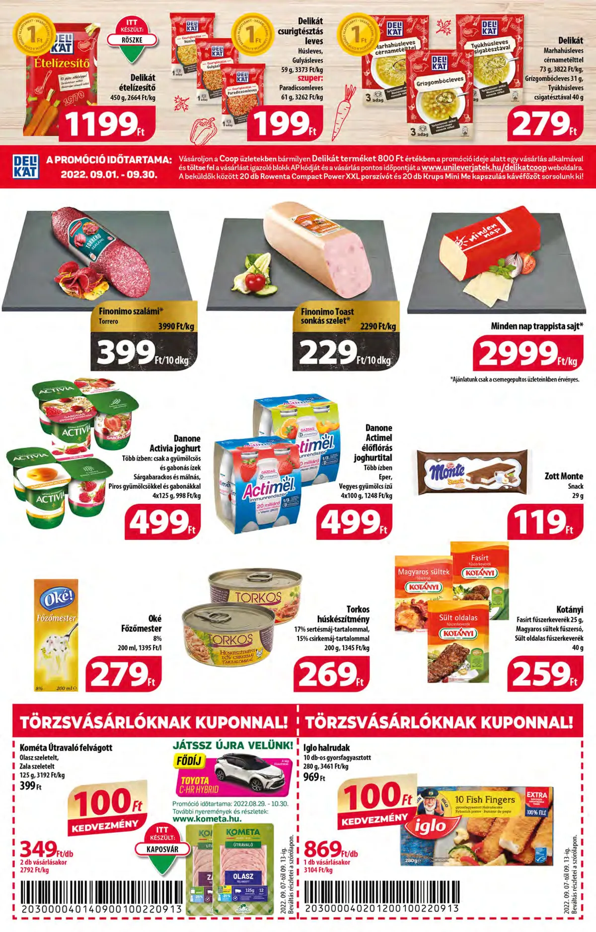 Coop akciós újság 09.07–09.13 – 6. oldal