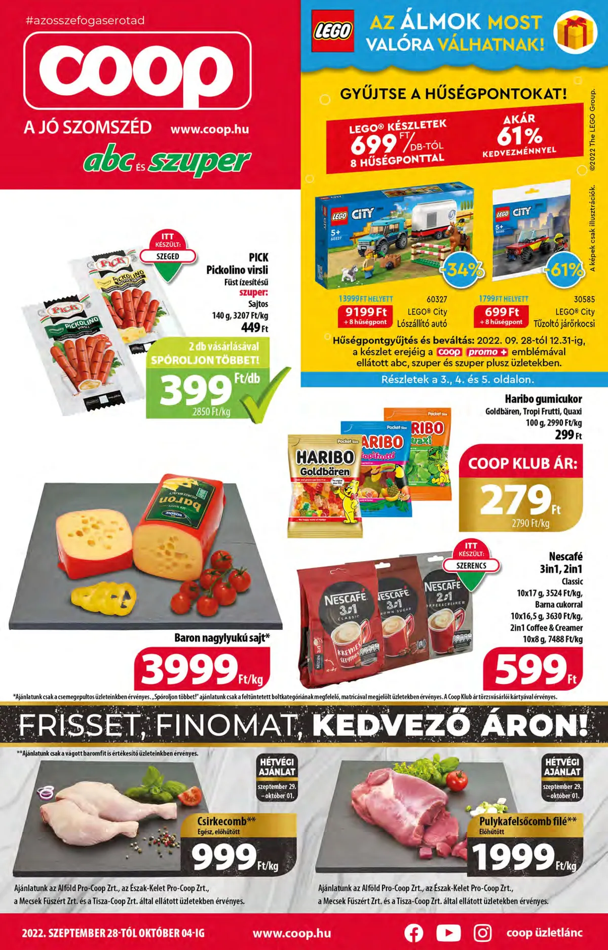 Coop akciós újság 09.28–10.04