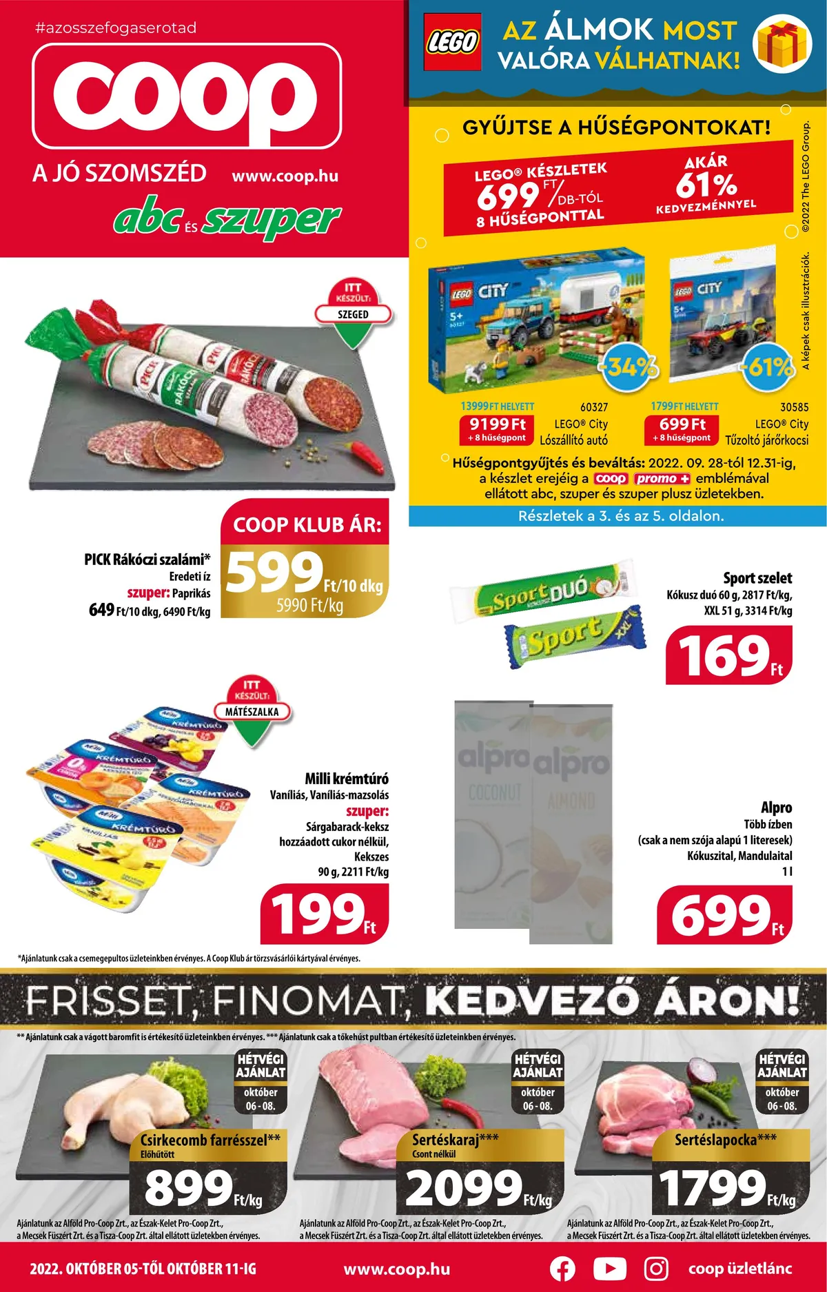 Coop akciós újság 10.05–10.11