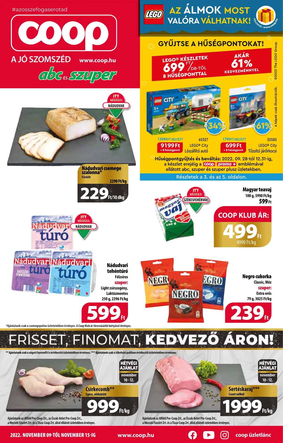 Coop akciós újság 11.09–11.15