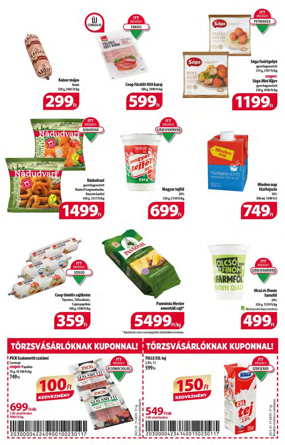 Coop akciós újság 01.11–01.17 – 3. oldal