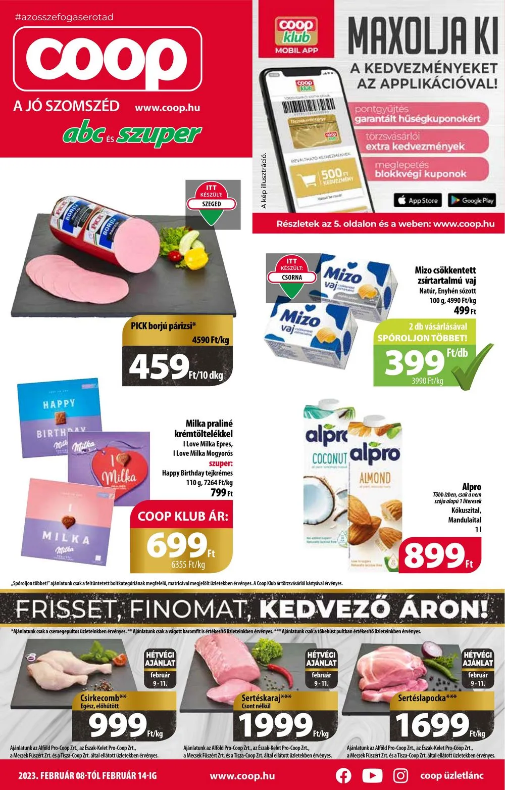 Coop akciós újság 02.08–02.14