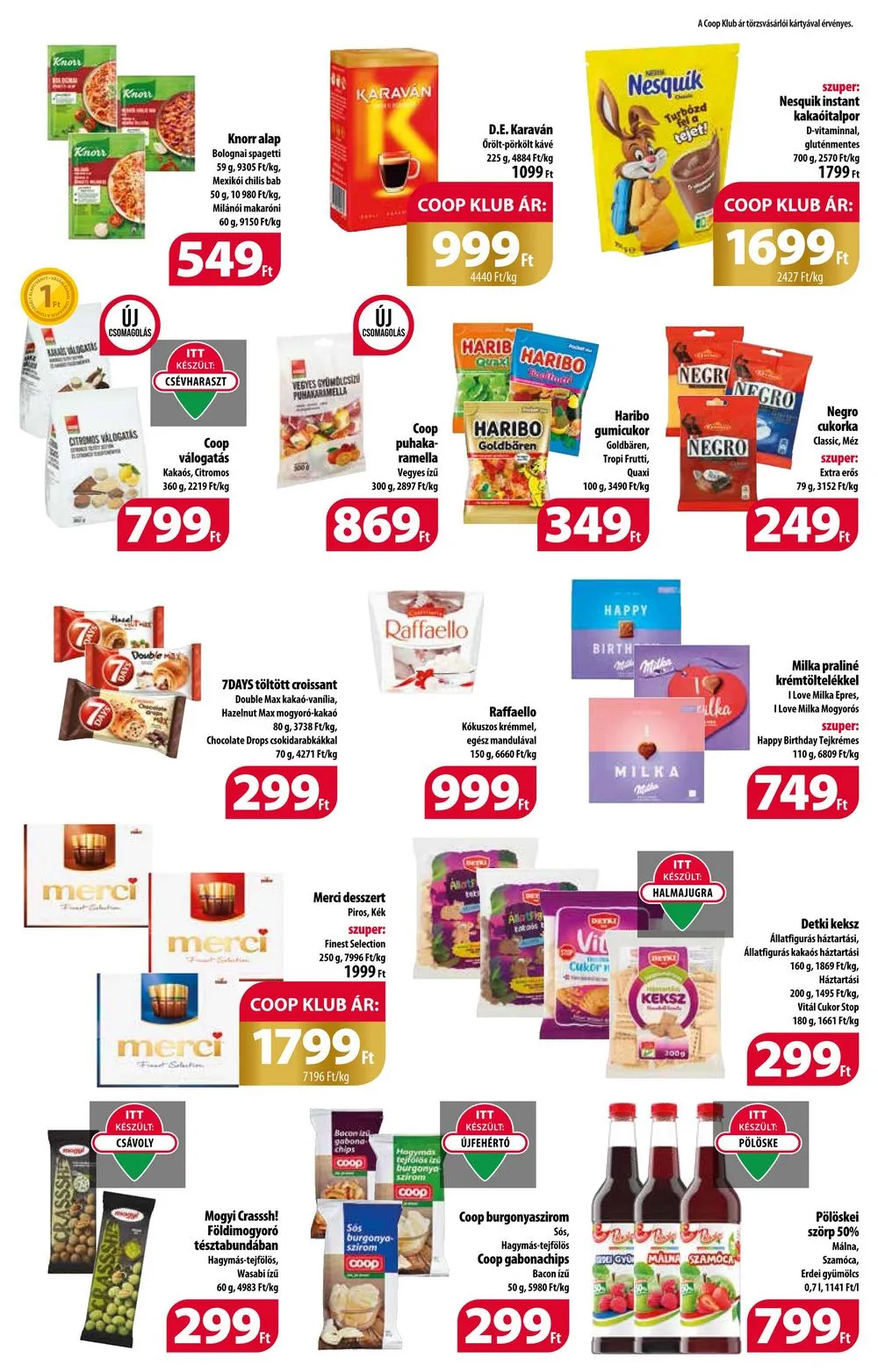 Coop akciós újság 03.01–03.07 – 6. oldal