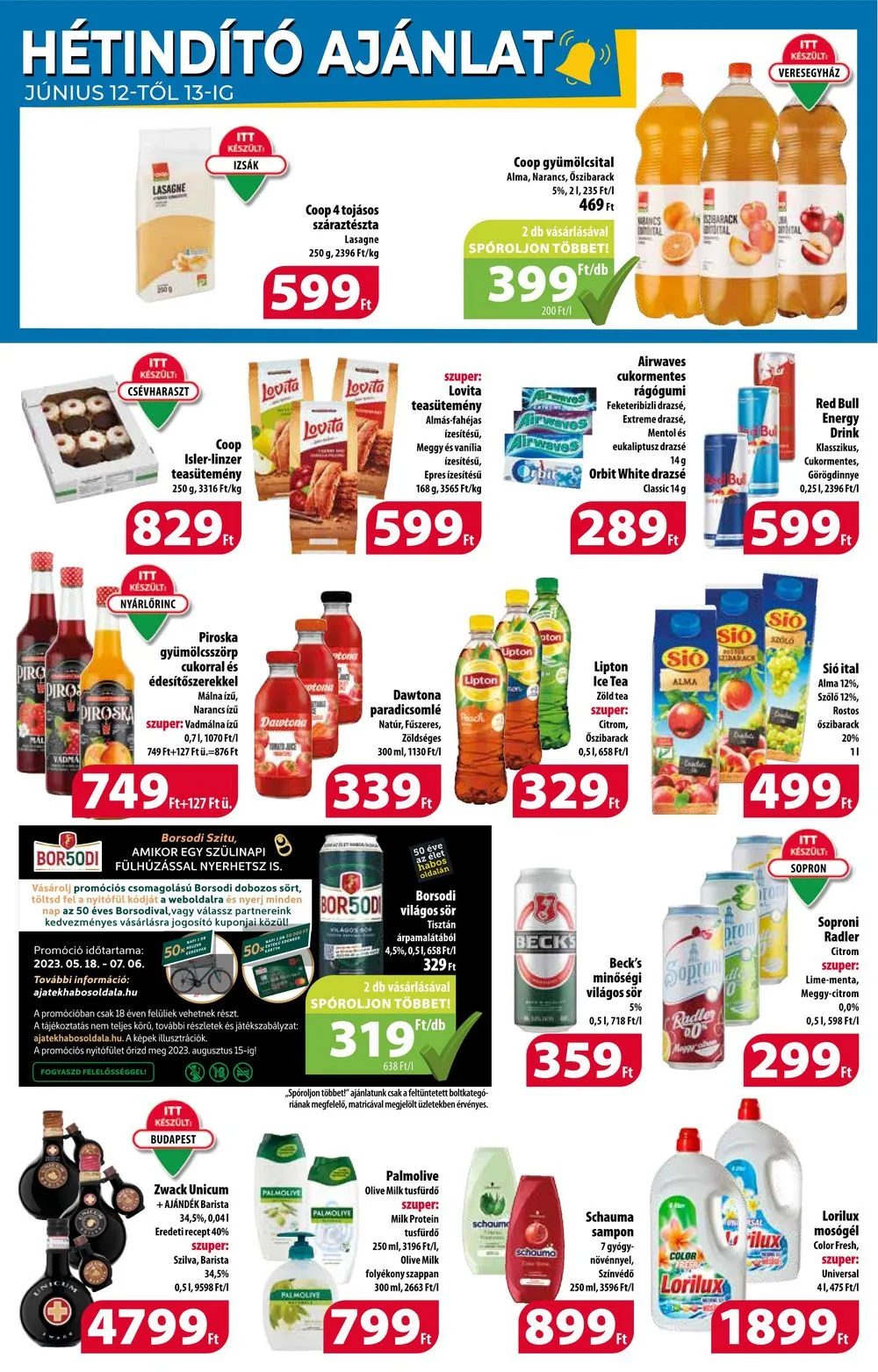 Coop akciós újság 06.08–06.14 – 6. oldal