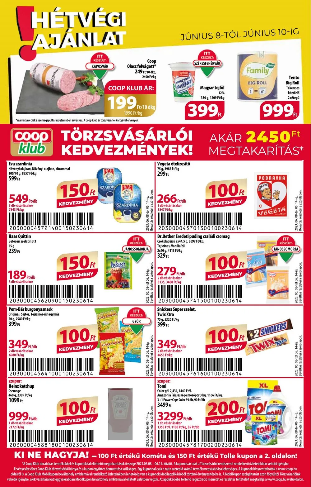 Coop akciós újság 06.08–06.14 – 8. oldal