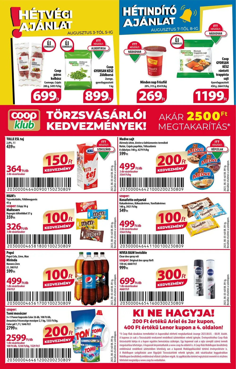 Coop akciós újság 08.03–08.09 – 8. oldal