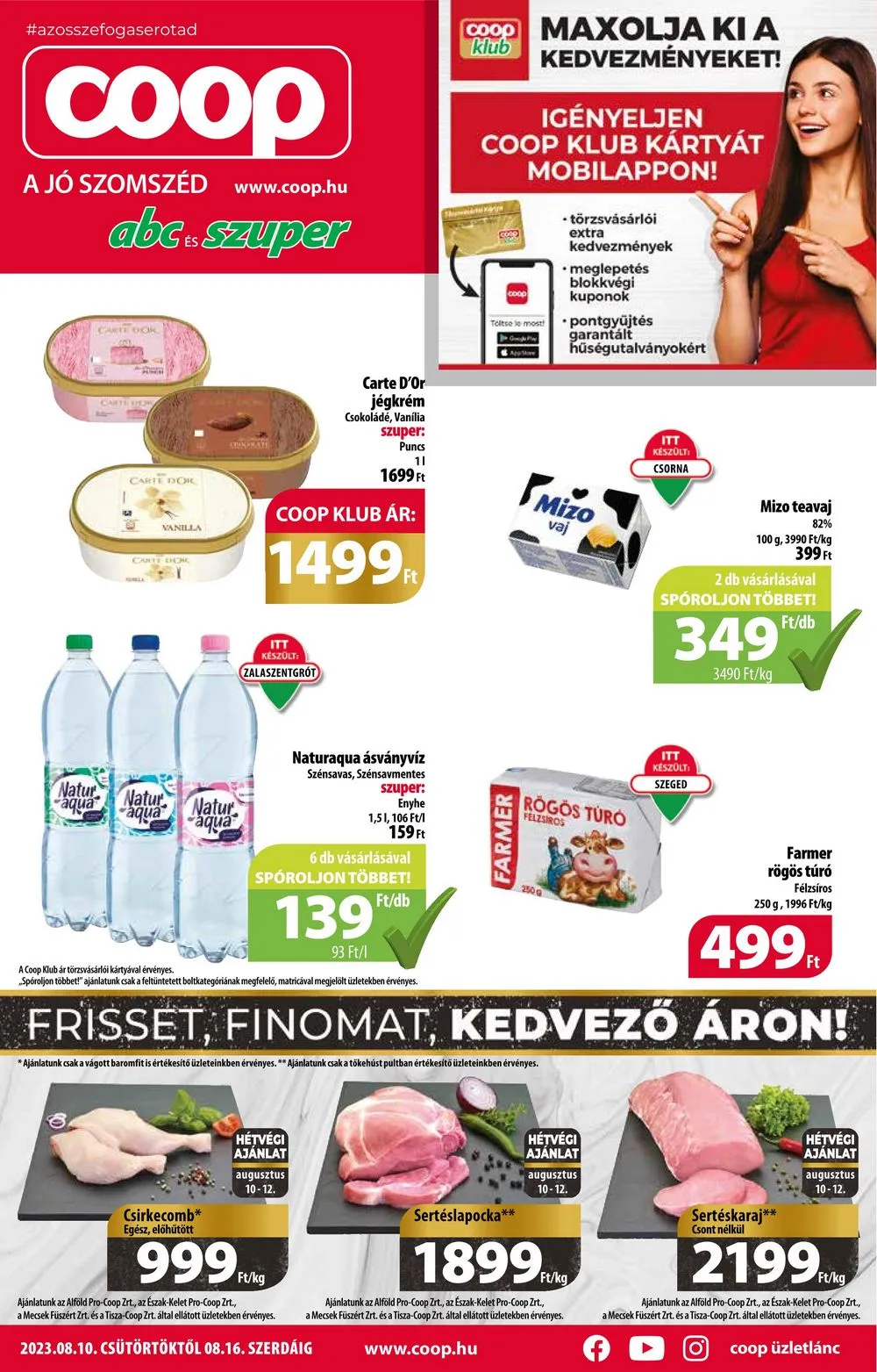 Coop akciós újság 08.10–08.16