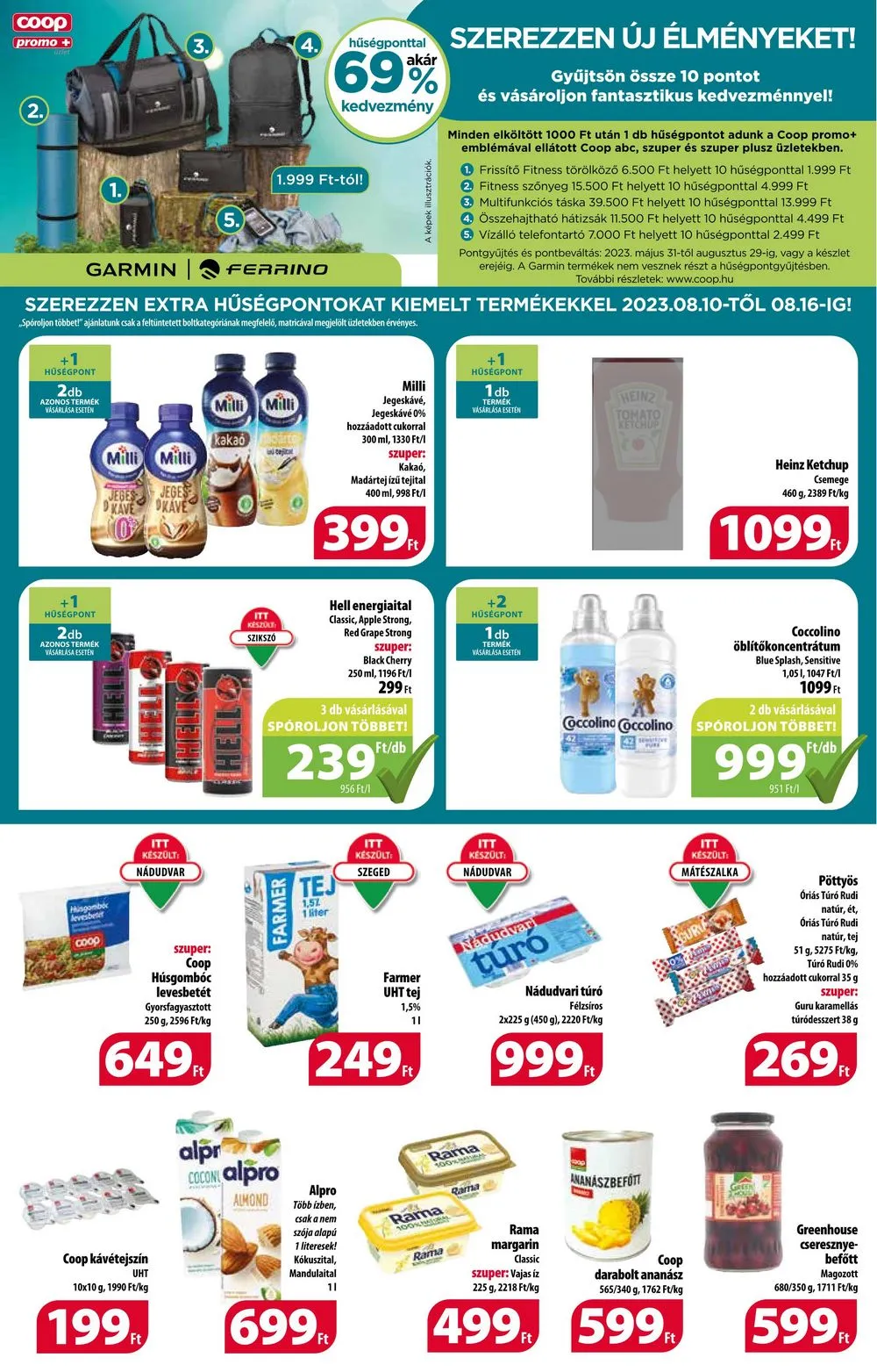 Coop akciós újság 08.10–08.16 – 3. oldal