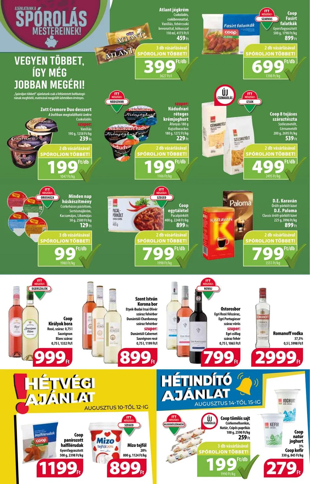 Coop akciós újság 08.10–08.16 – 6. oldal