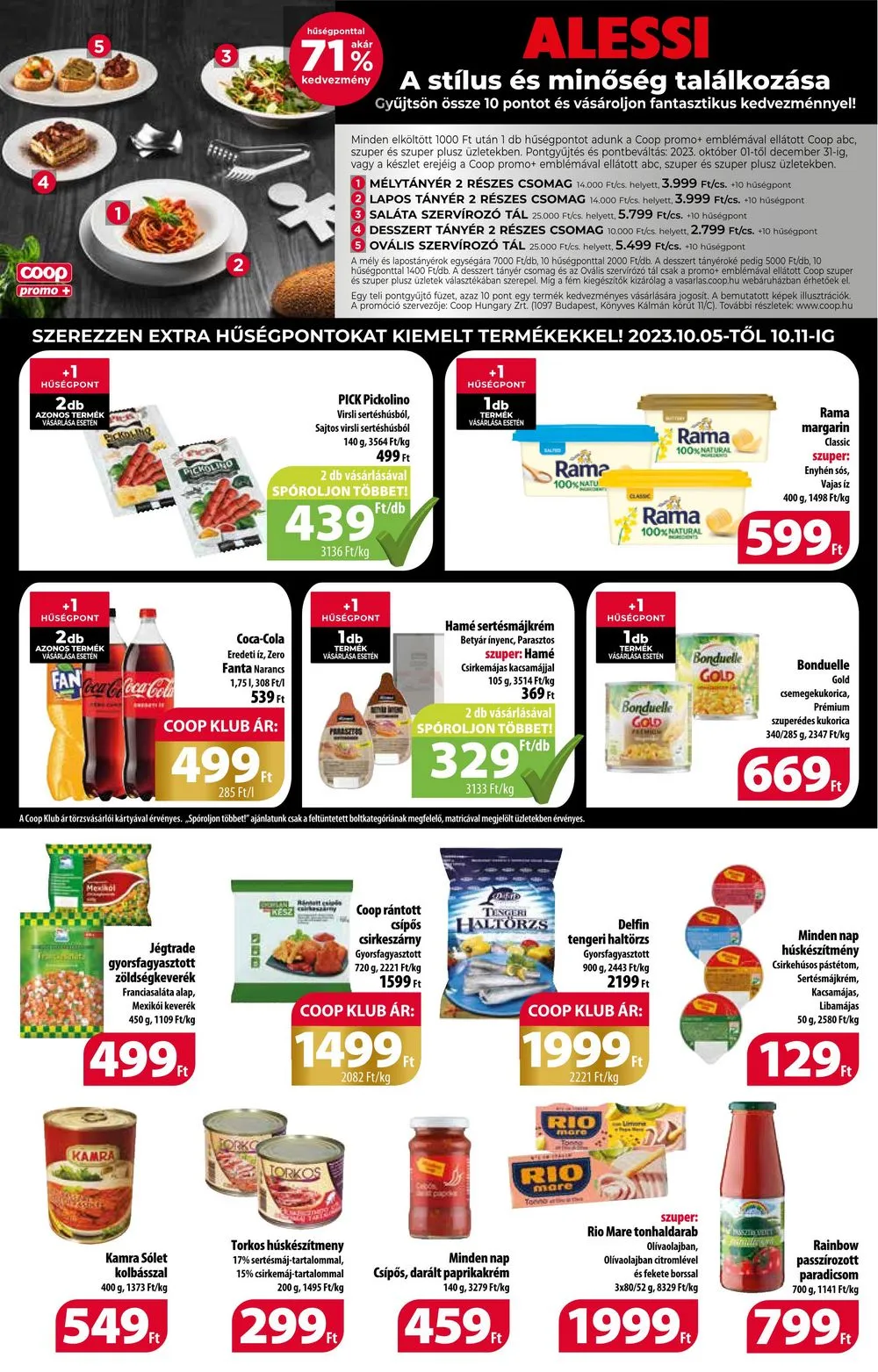Coop akciós újság 10.05–10.11 – 3. oldal