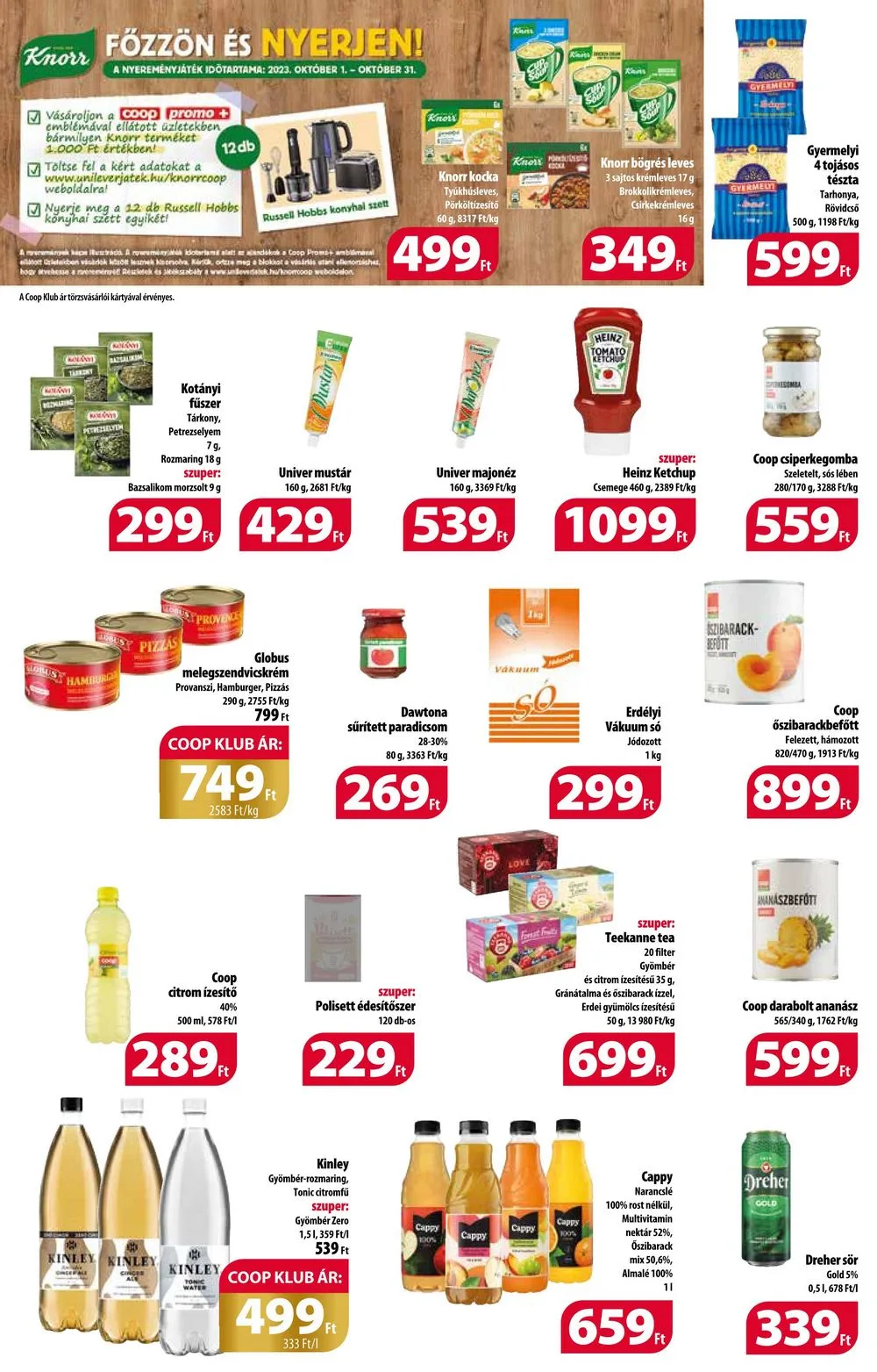 Coop akciós újság 10.05–10.11 – 6. oldal
