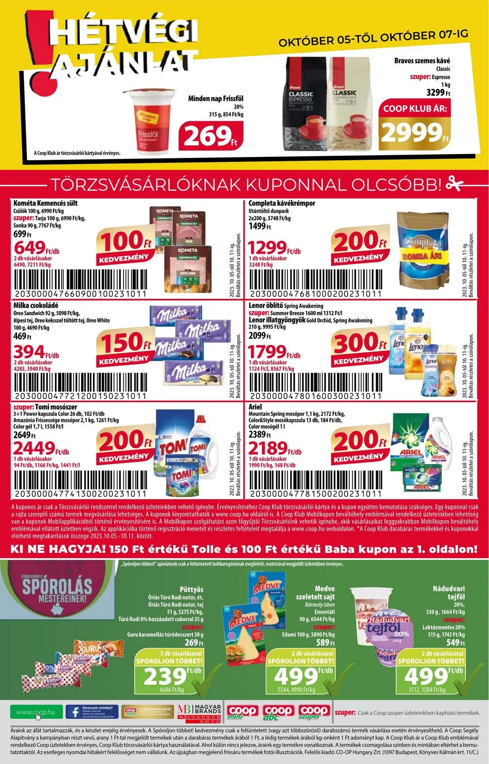 Coop akciós újság 10.05–10.11 – 8. oldal