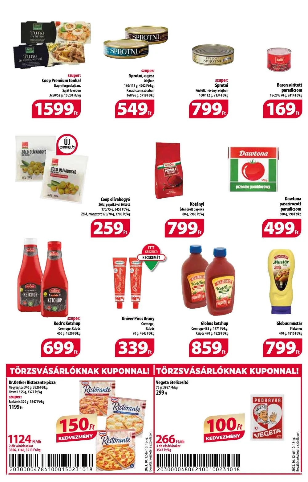 Coop akciós újság 10.12–10.18 – 6. oldal
